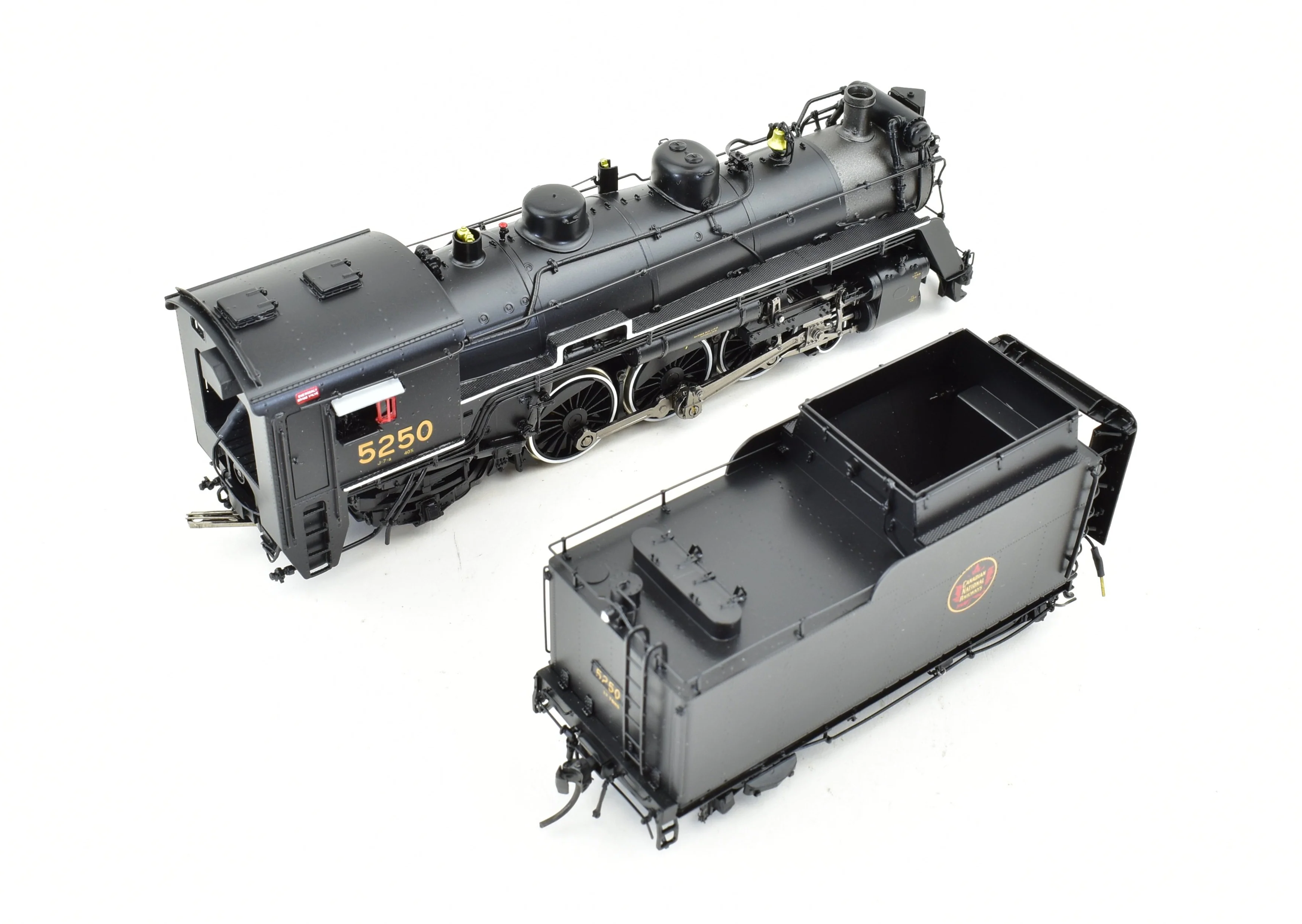 HO Brass CON DVP - Division Point CNR - Canadian National Railway Class J-7-a 4-6-2 FP #5250 - Image 13