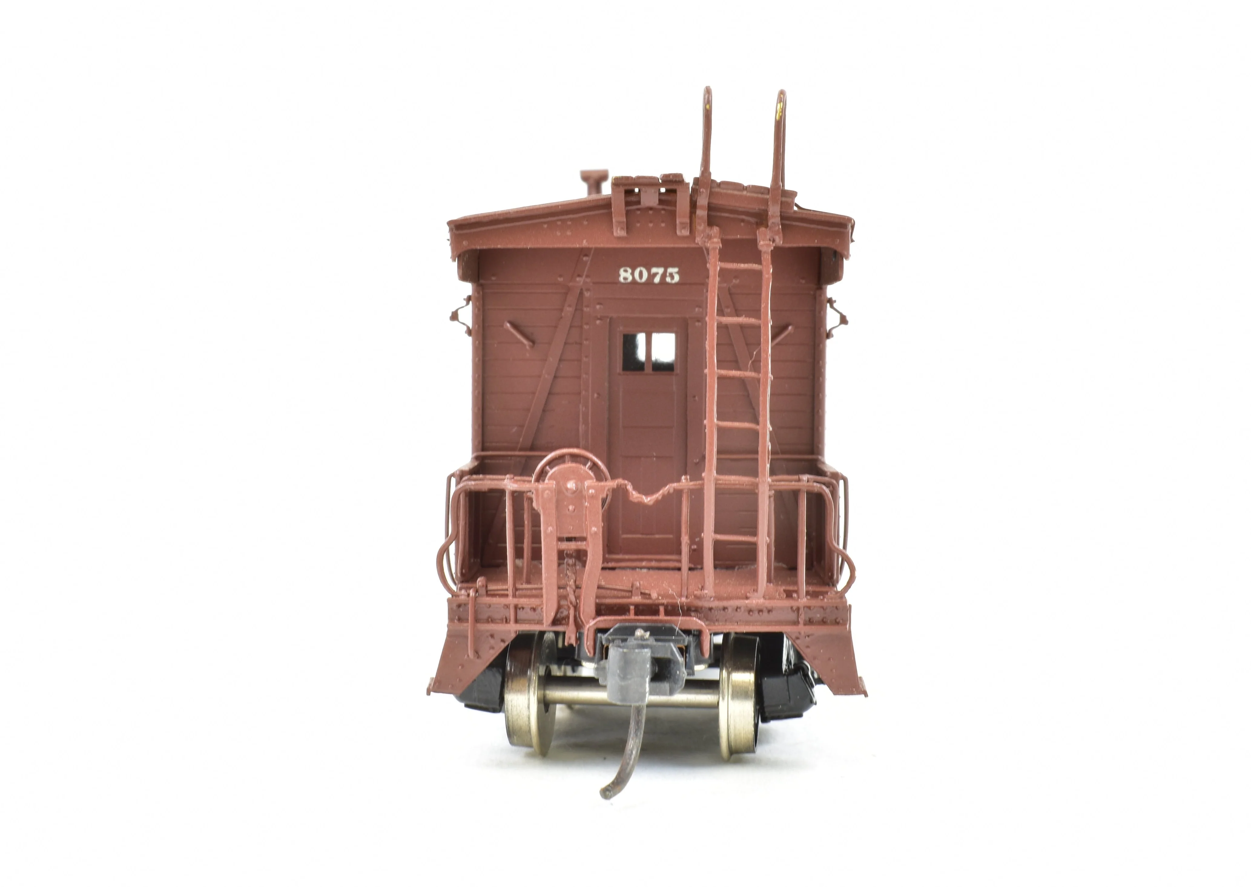 HO Brass OMI - Overland Models, Inc. IC - Illinois Central "OSB" Outside Braced Wood Caboose Pro-Painted - Image 11