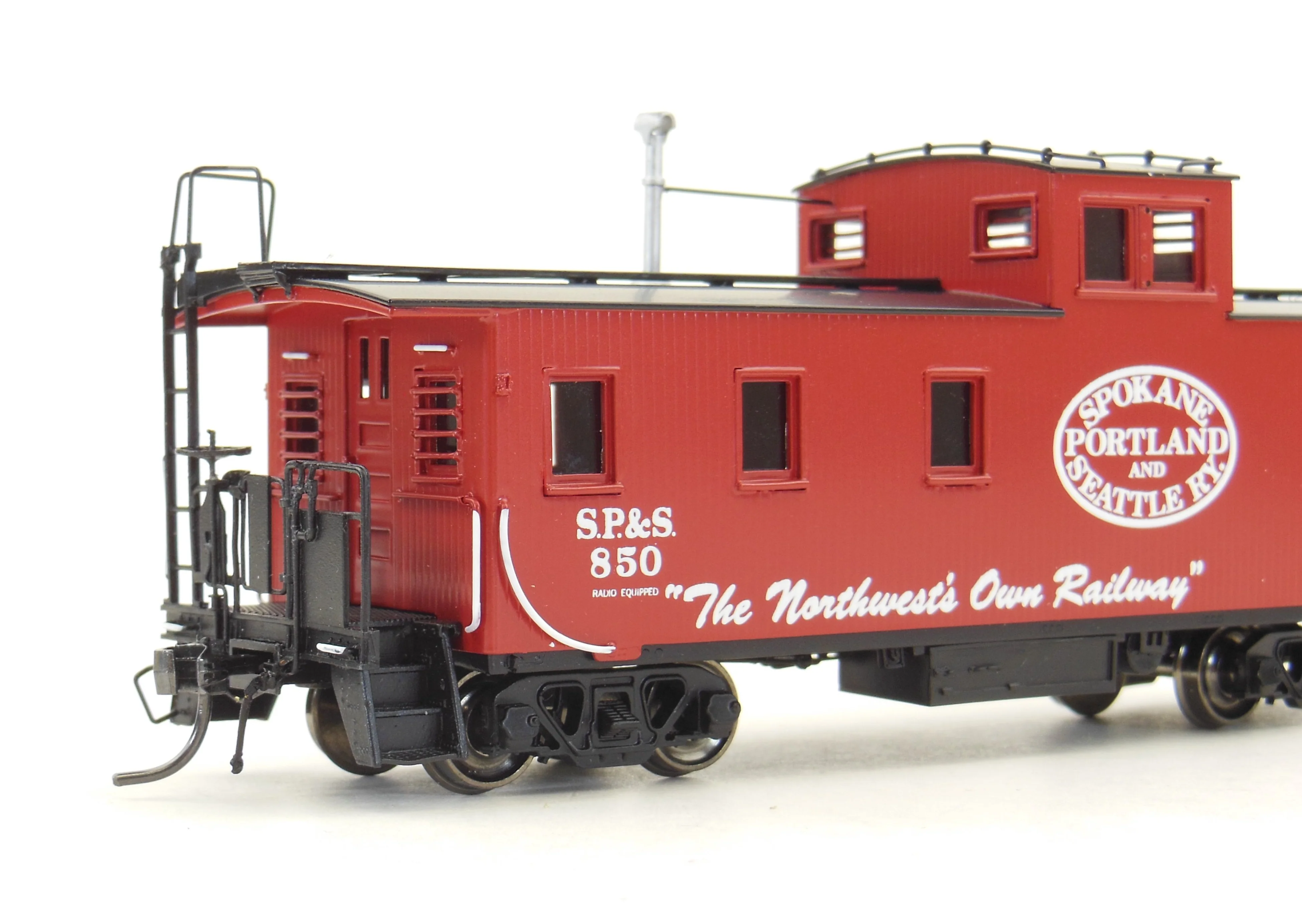 HO Brass OMI - Overland Models, Inc. SP&S 30' Wood Caboose FP #850 - Image 11