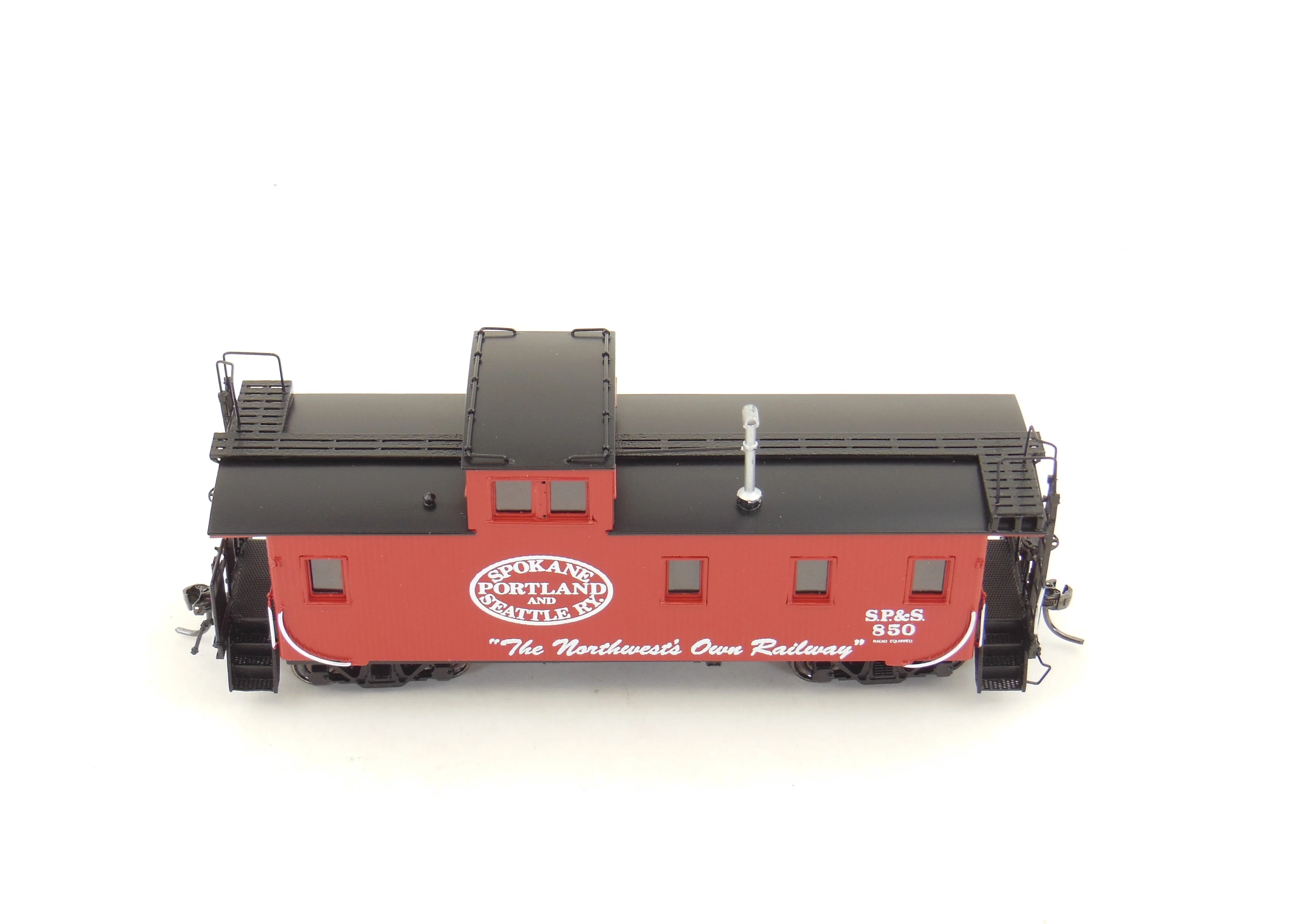 HO Brass OMI - Overland Models, Inc. SP&S 30' Wood Caboose FP #850 - Image 6