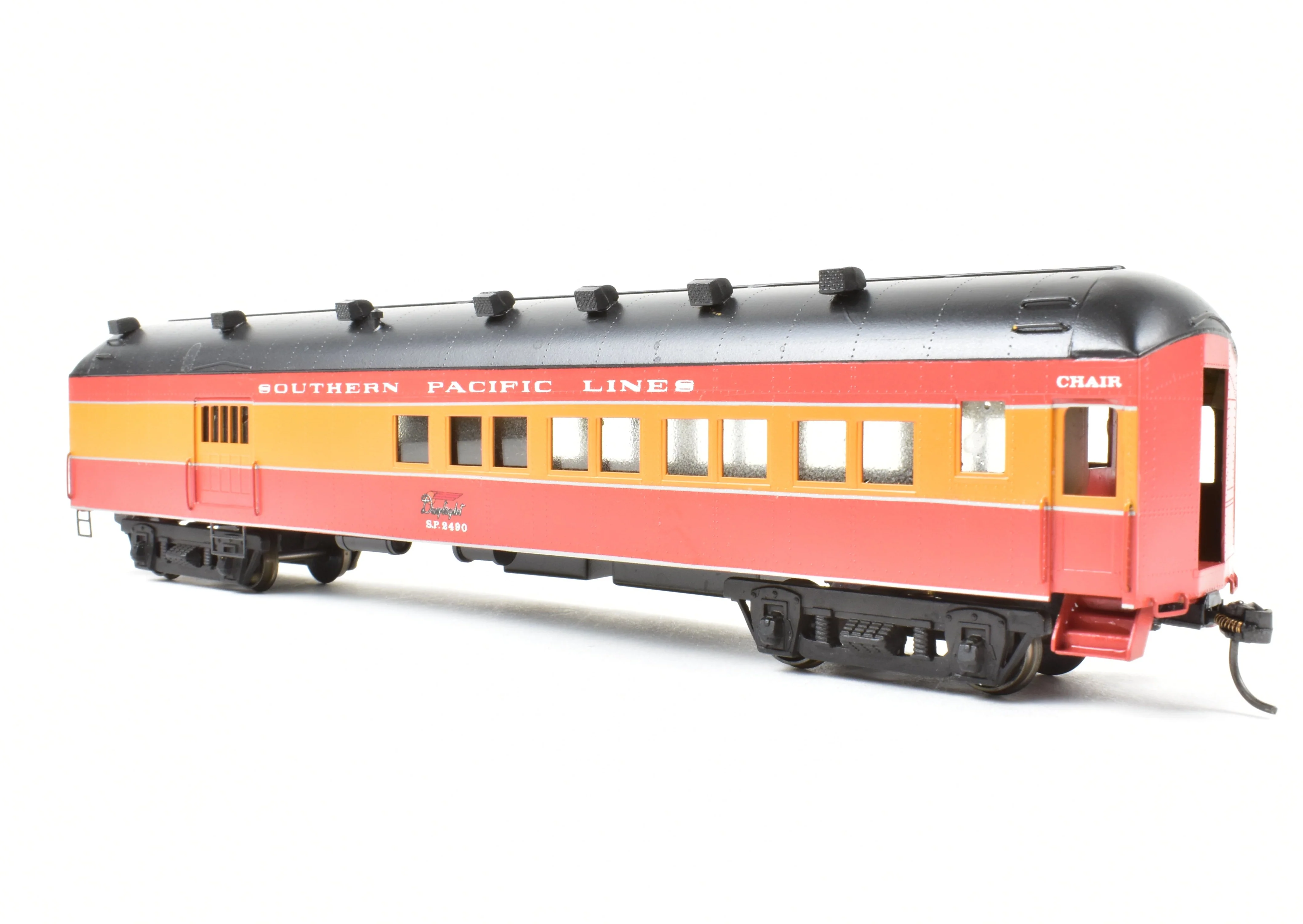 HO Brass S. Soho & Co. SP - Southern Pacific Harriman Combine CP "Daylight" No. 2490 - Image 4