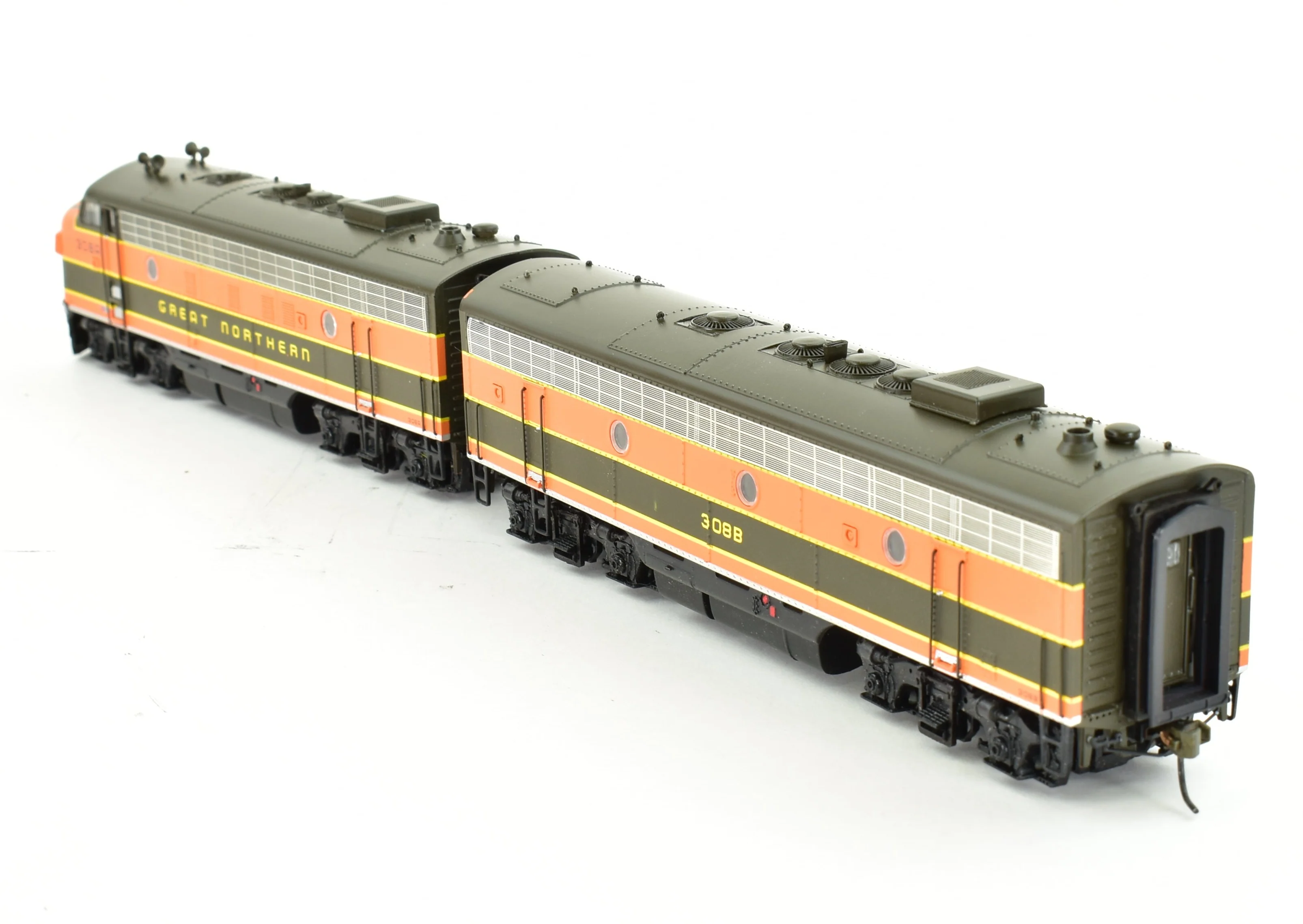 HO BLI - Broadway Limited Imports GN - Great Northern EMD F7A/B Set with QSI DCC and Sound - Image 5