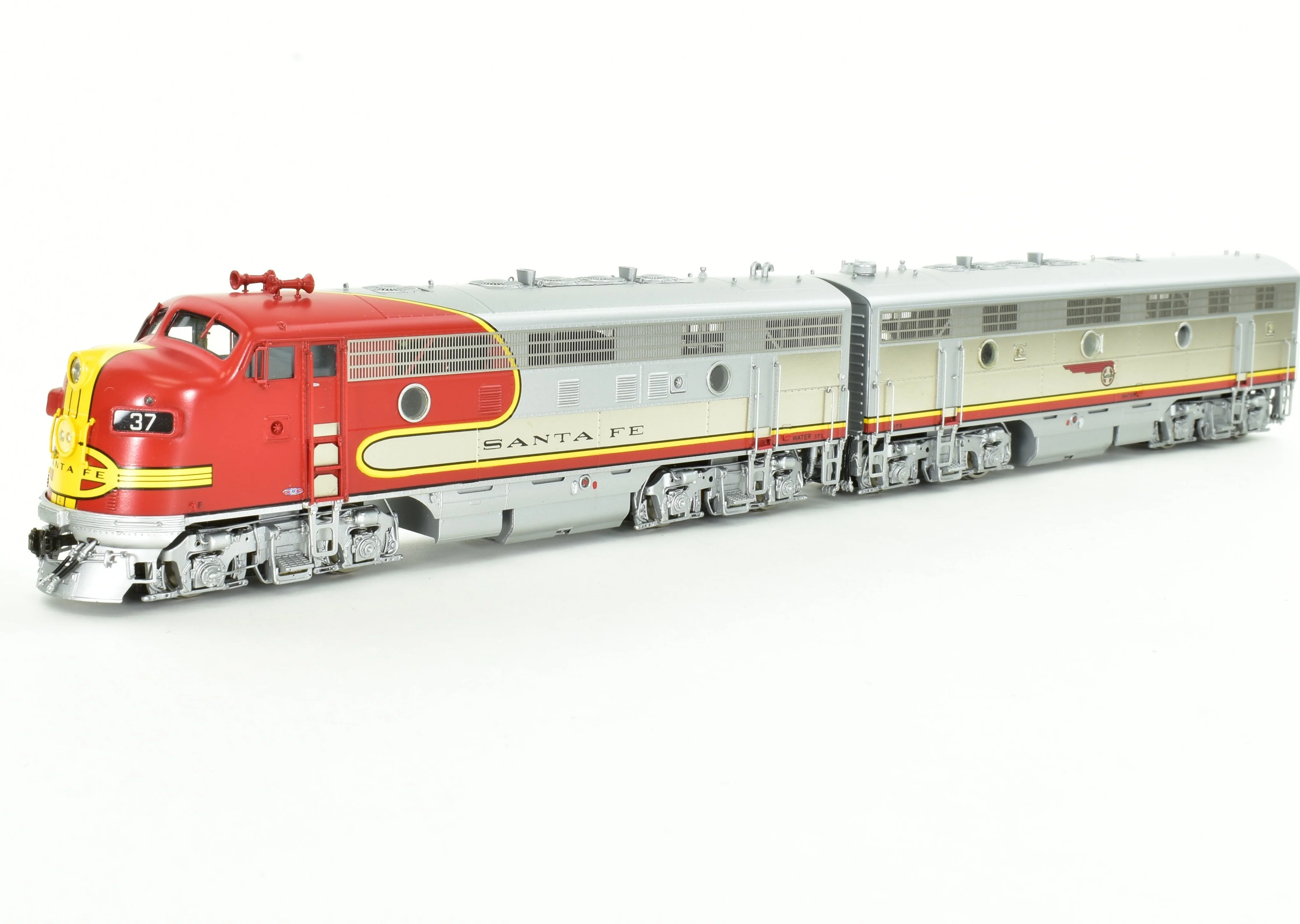 HO Brass CON CIL - Challenger Imports ATSF - Santa Fe Passenger Service EMD F7 A/B/B/A Set FP & Plated - Image 13