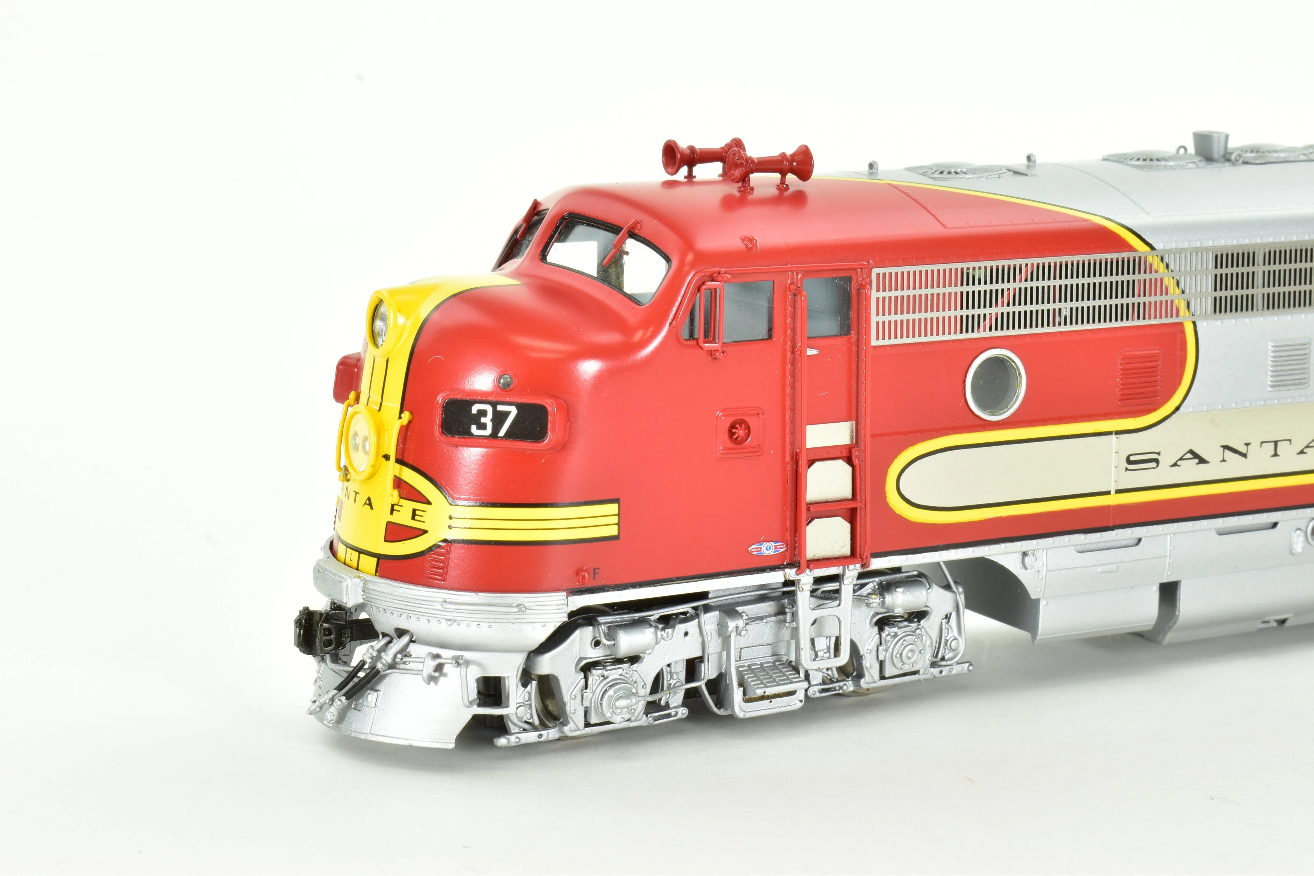 HO Brass CON CIL - Challenger Imports ATSF - Santa Fe Passenger Service EMD F7 A/B/B/A Set FP & Plated - Image 5