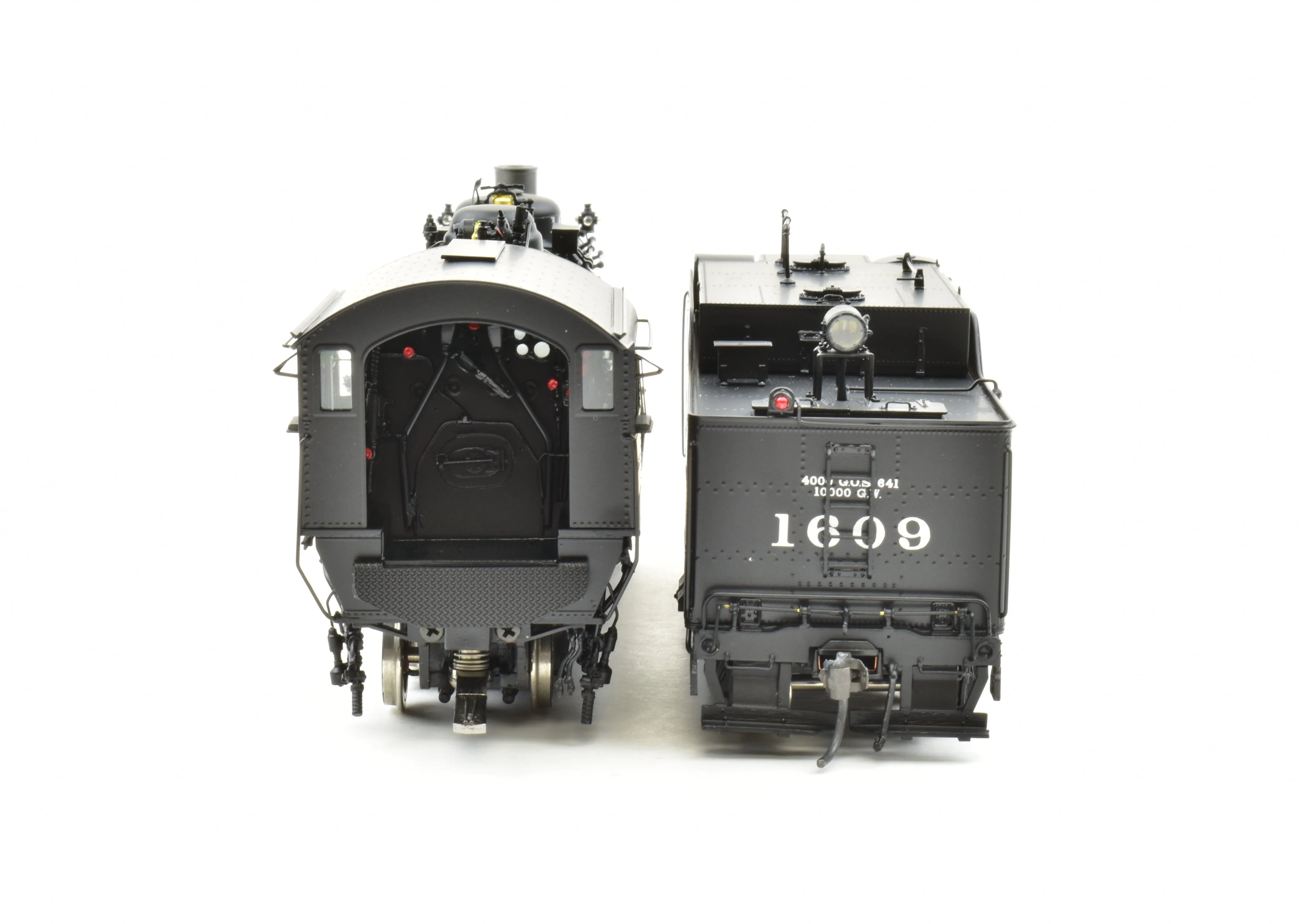 HO Brass CON DVP - Division Point ATSF - Santa Fe 2-10-2 Factory Painted #1609 - Image 8