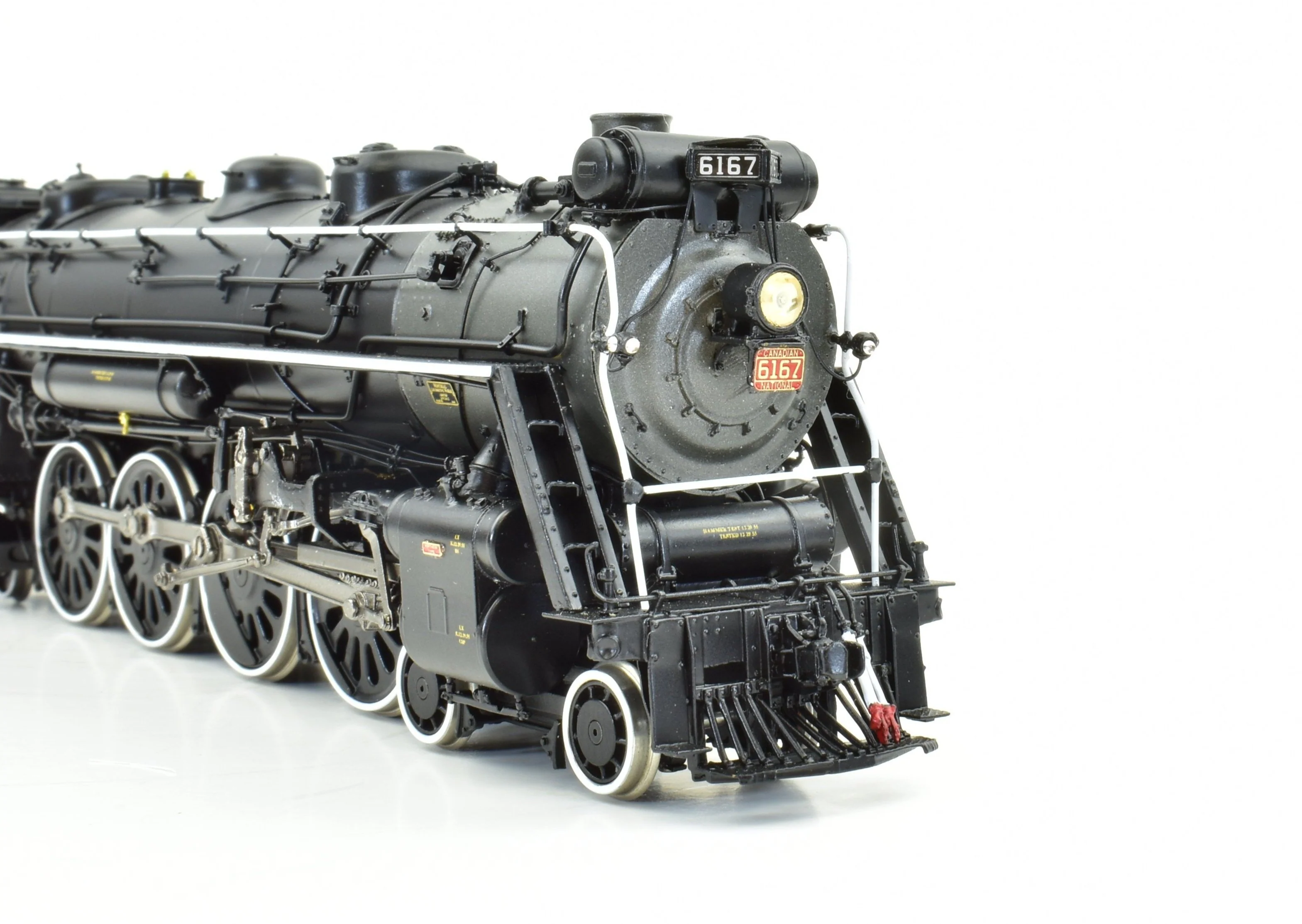 HO Brass CON DVP - Division Point CNR - Canadian National Railway Class U-2-e  4-8-4 FP #6167 - Image 17