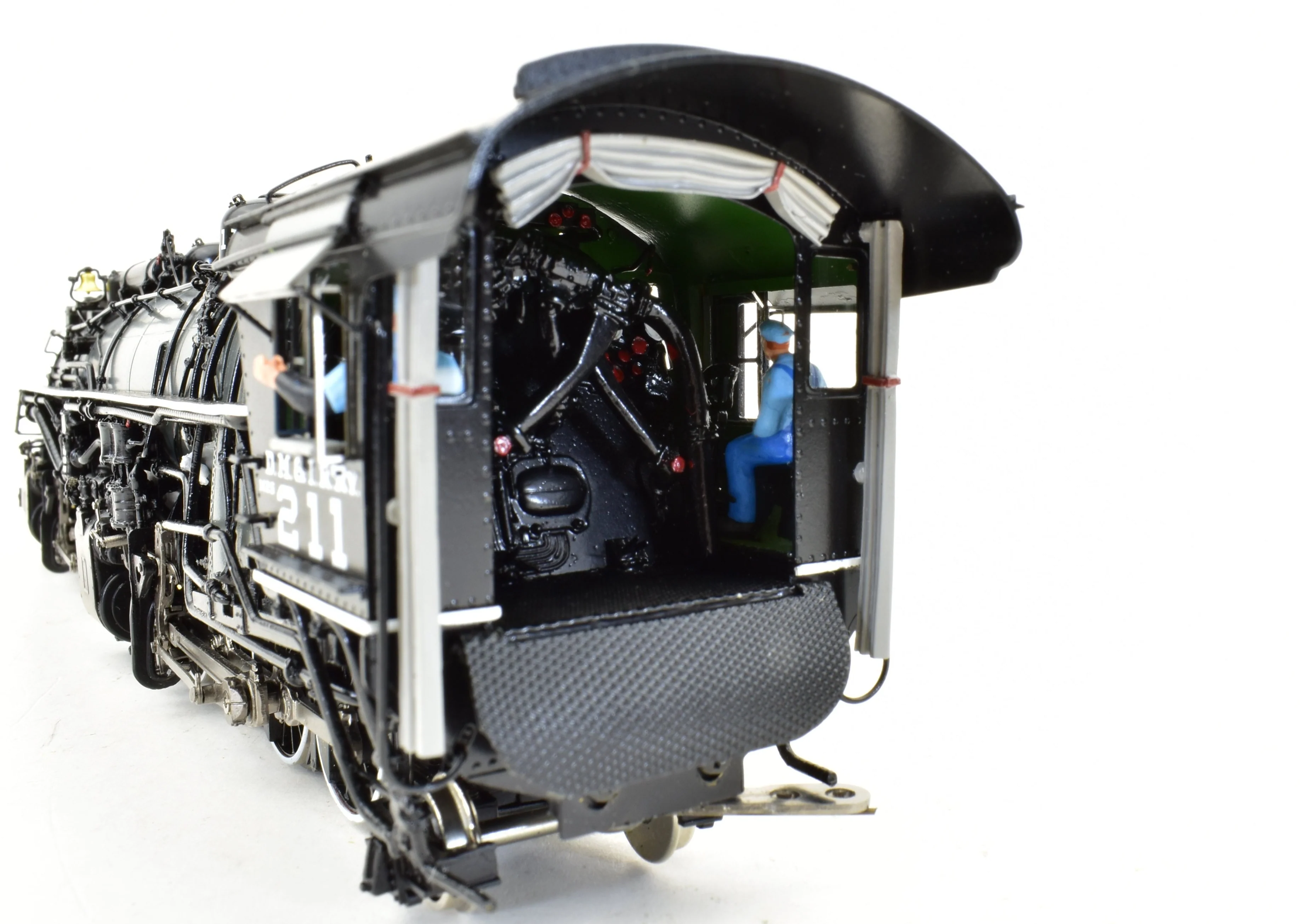 HO Brass CON DVP - Division Point DM&IR - Duluth Missabe & Iron Range Class M-2s 2-8-8-2 #211 Grey Boiler Scheme FP - Image 13