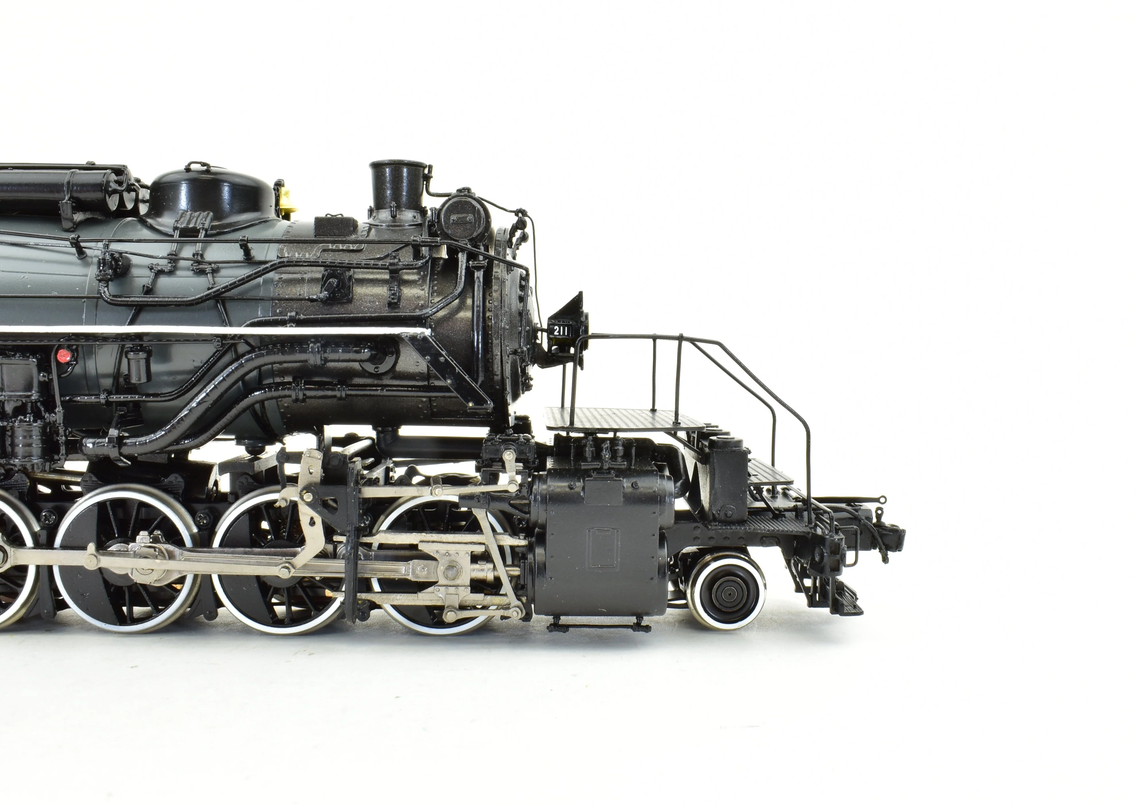 HO Brass CON DVP - Division Point DM&IR - Duluth Missabe & Iron Range Class M-2s 2-8-8-2 #211 Grey Boiler Scheme FP - Image 19