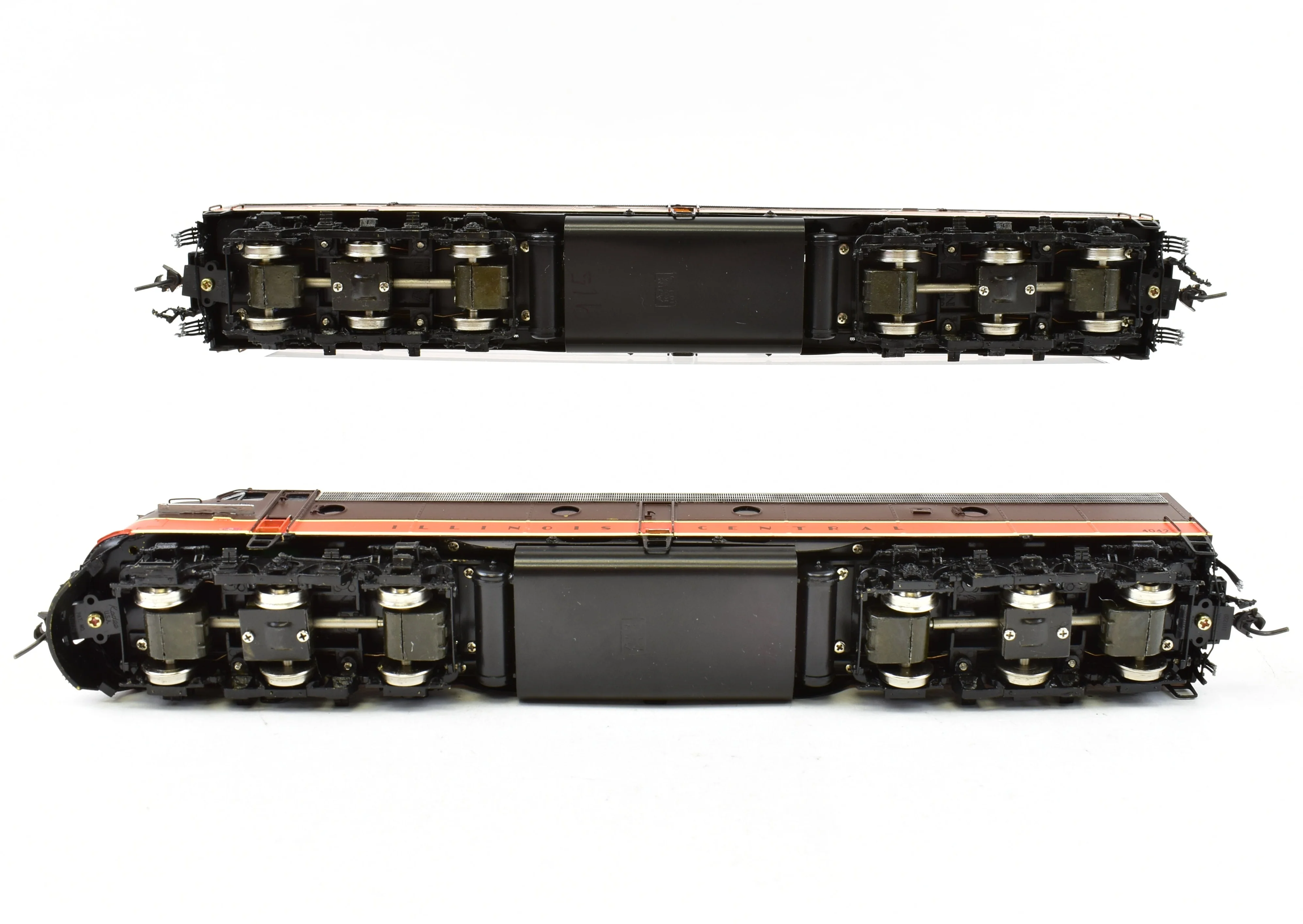 HO Brass CON OMI - Overland Models, Inc. IC - Illinois Central EMD E9-A and E8-B Set Pro Painted ReBoxx - Image 24