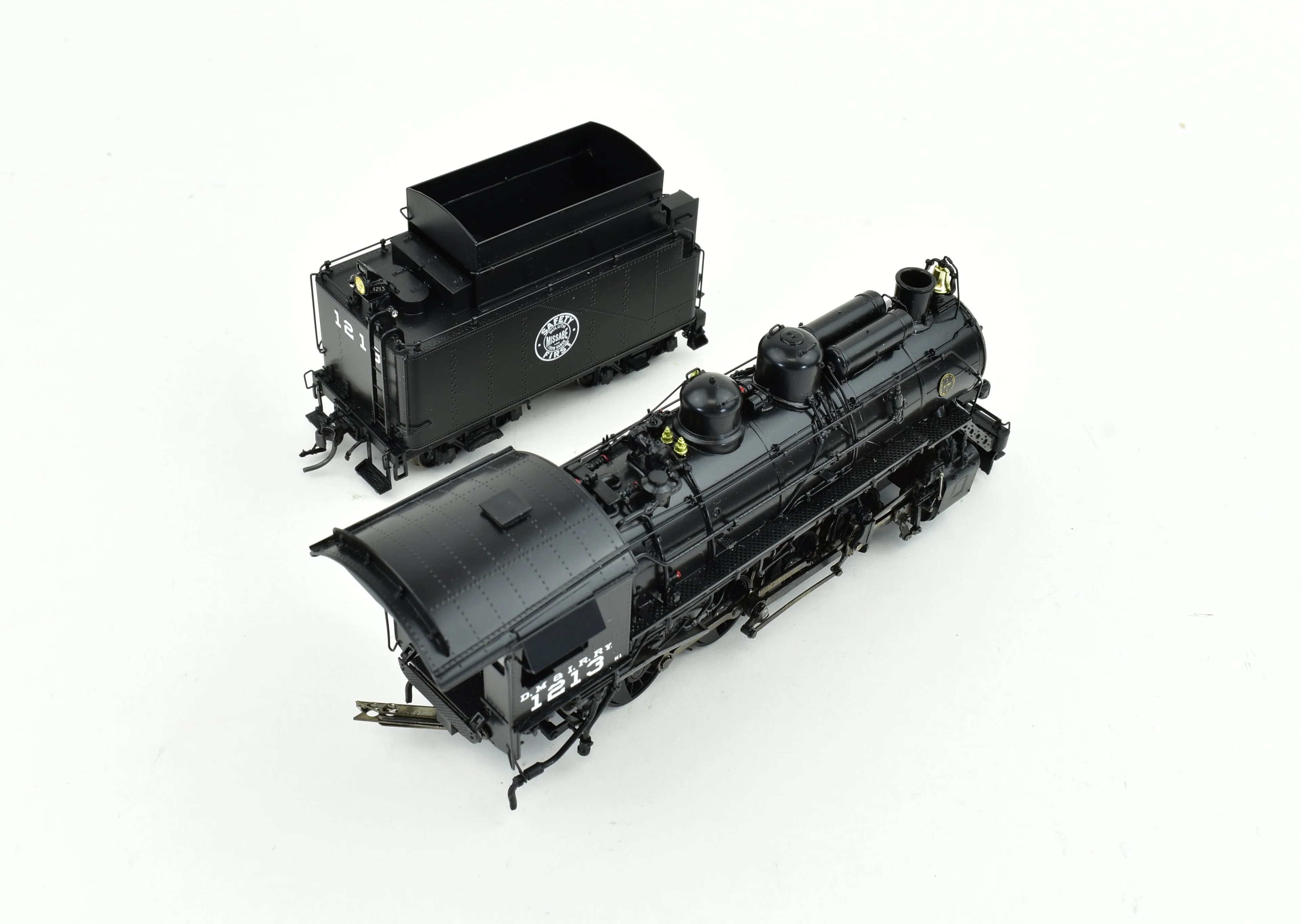 HO Brass CON PSC - Precision Scale Co. DM&IR 2-8-0 Late Version Factory Painted #1213 - Image 10