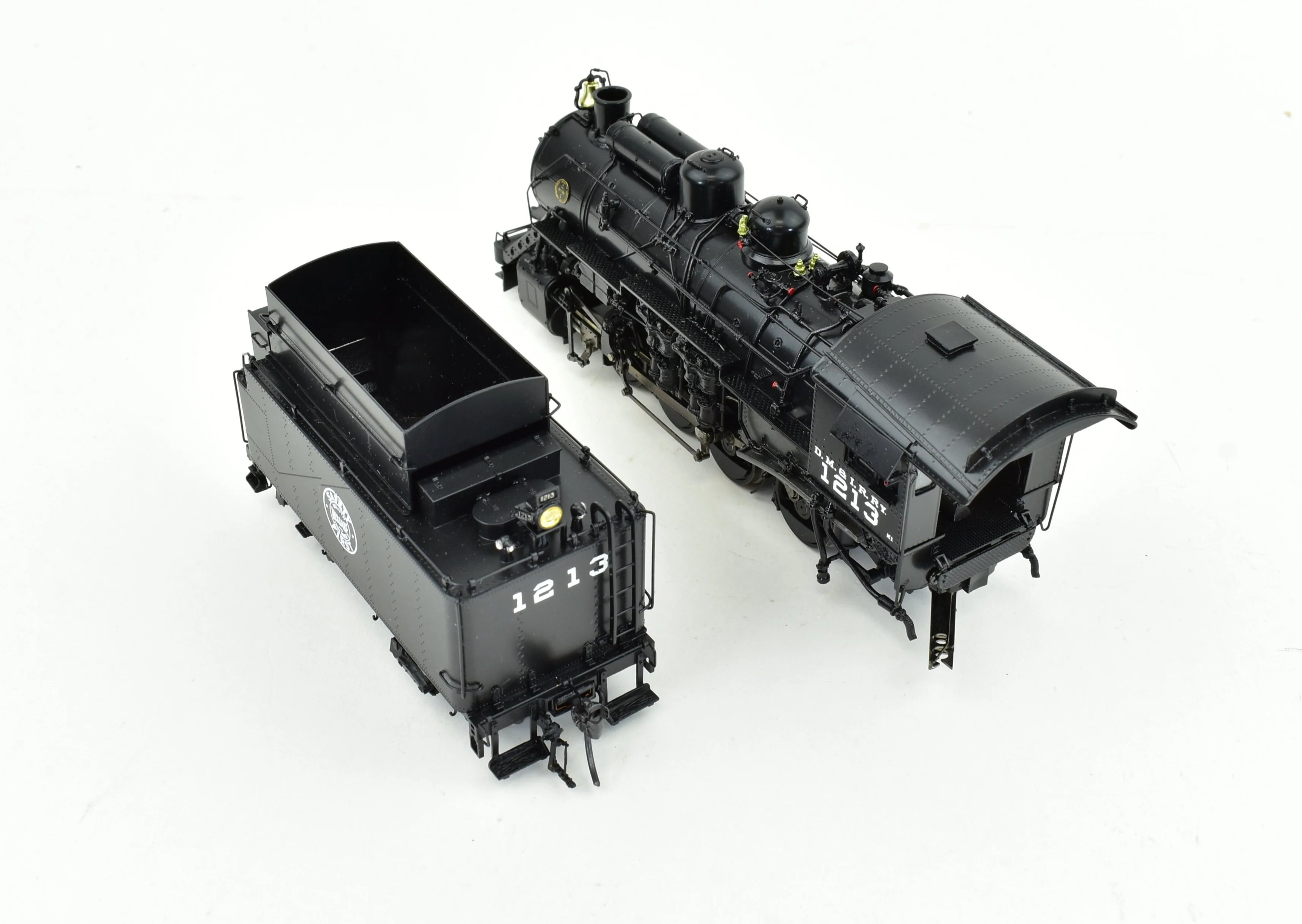 HO Brass CON PSC - Precision Scale Co. DM&IR 2-8-0 Late Version Factory Painted #1213 - Image 9