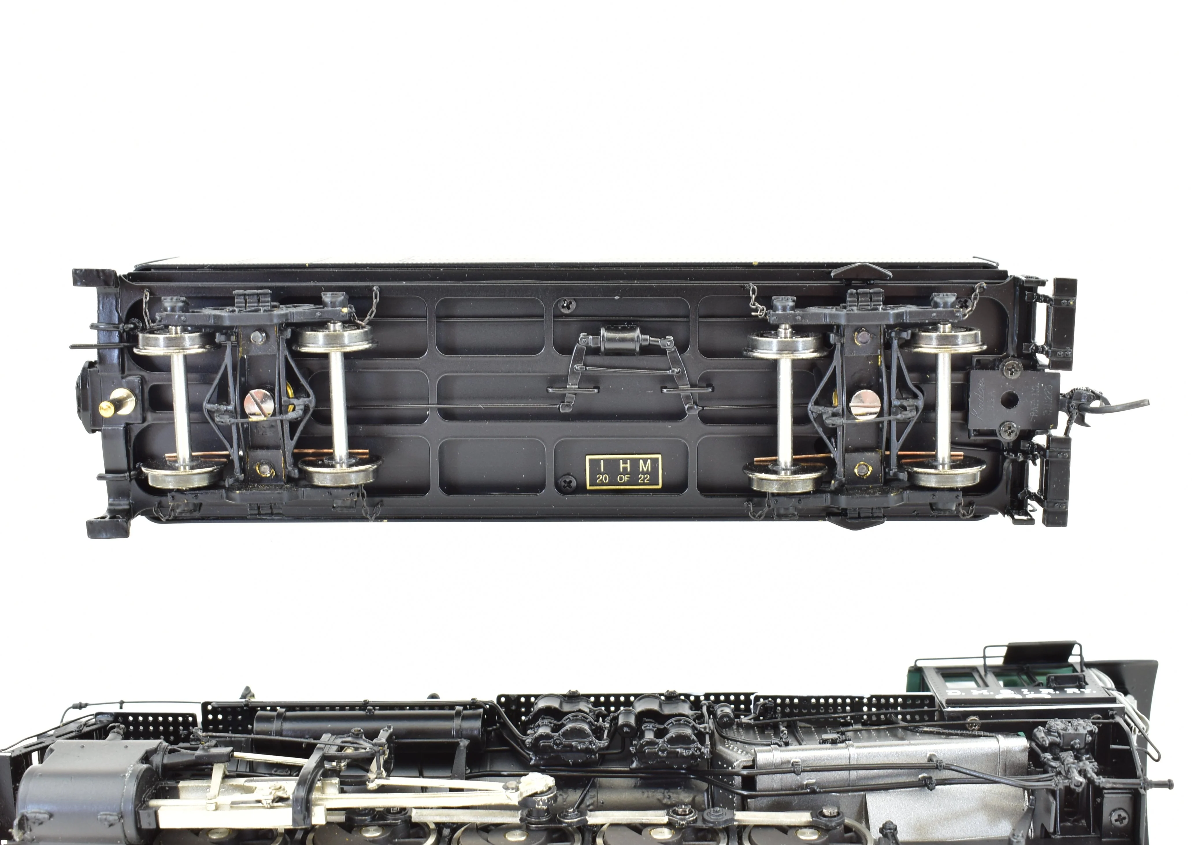 HO Brass CON PSC - Precision Scale Co. DM&IR S-6 0-10-0 Factory Painted #93 - Image 20