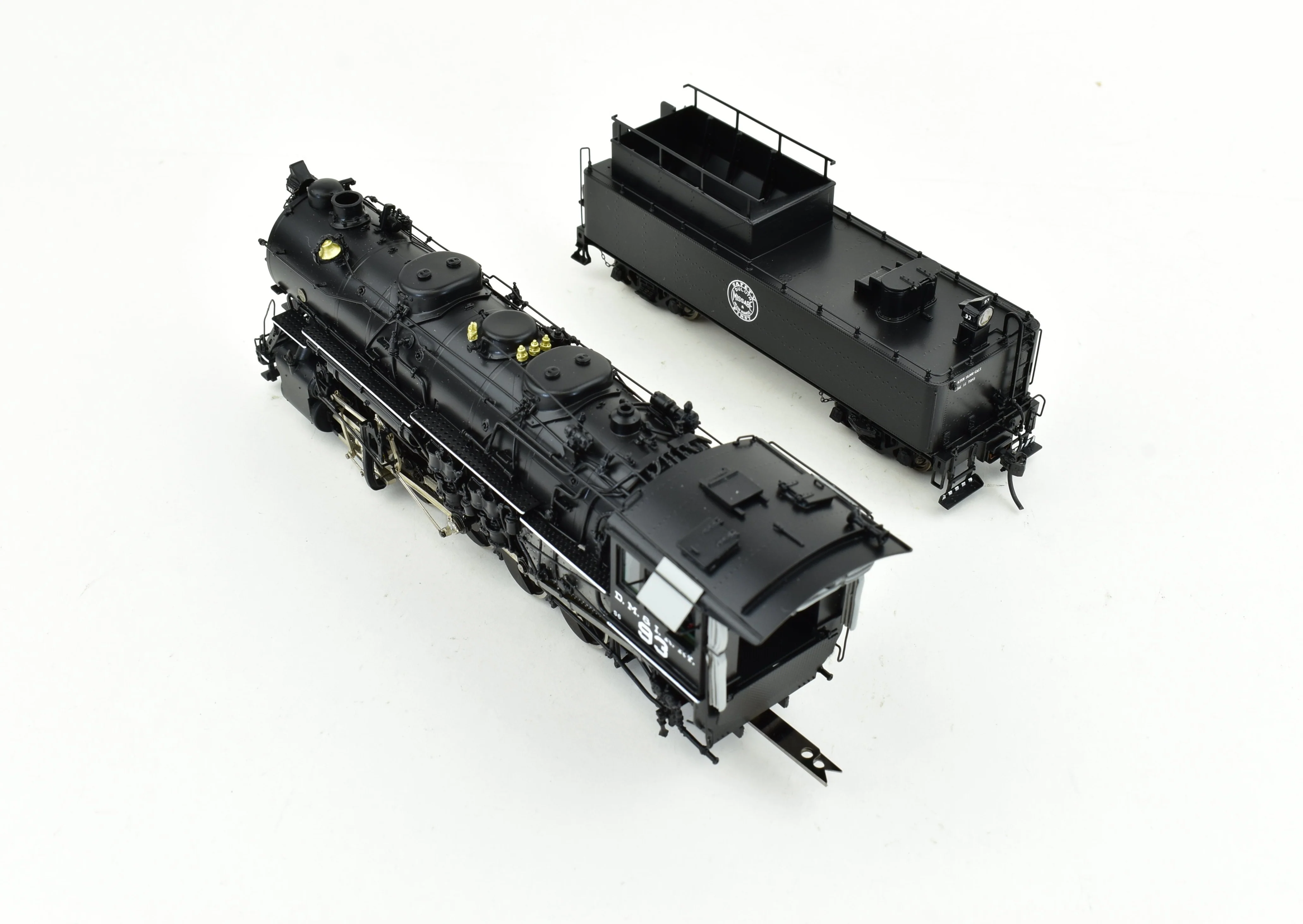 HO Brass CON PSC - Precision Scale Co. DM&IR S-6 0-10-0 Factory Painted #93 - Image 6