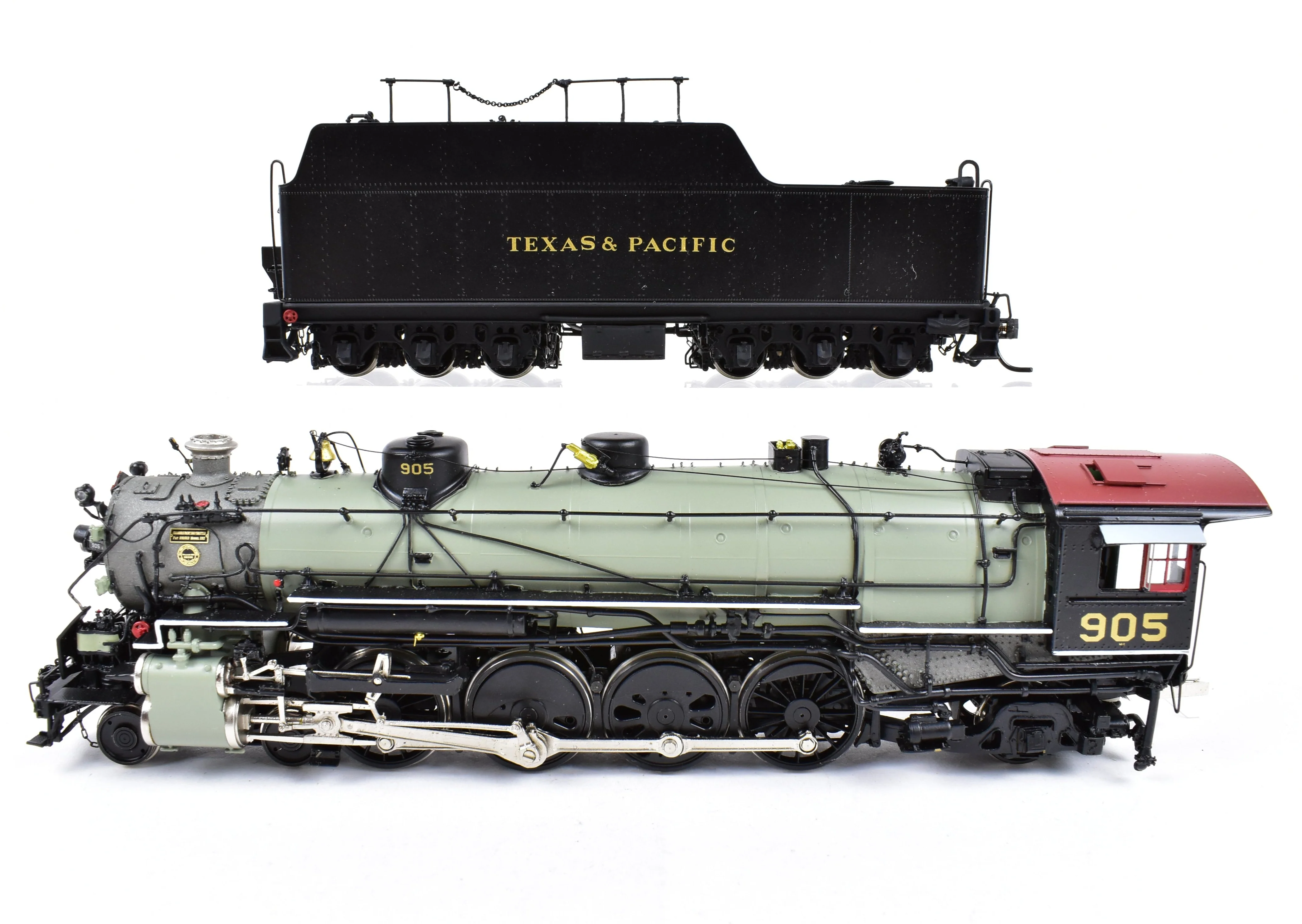 HO Brass CON PSC - Precision Scale Co. T&P - Texas & Pacific M-2 4-8-2 FP No. 905 - Image 3