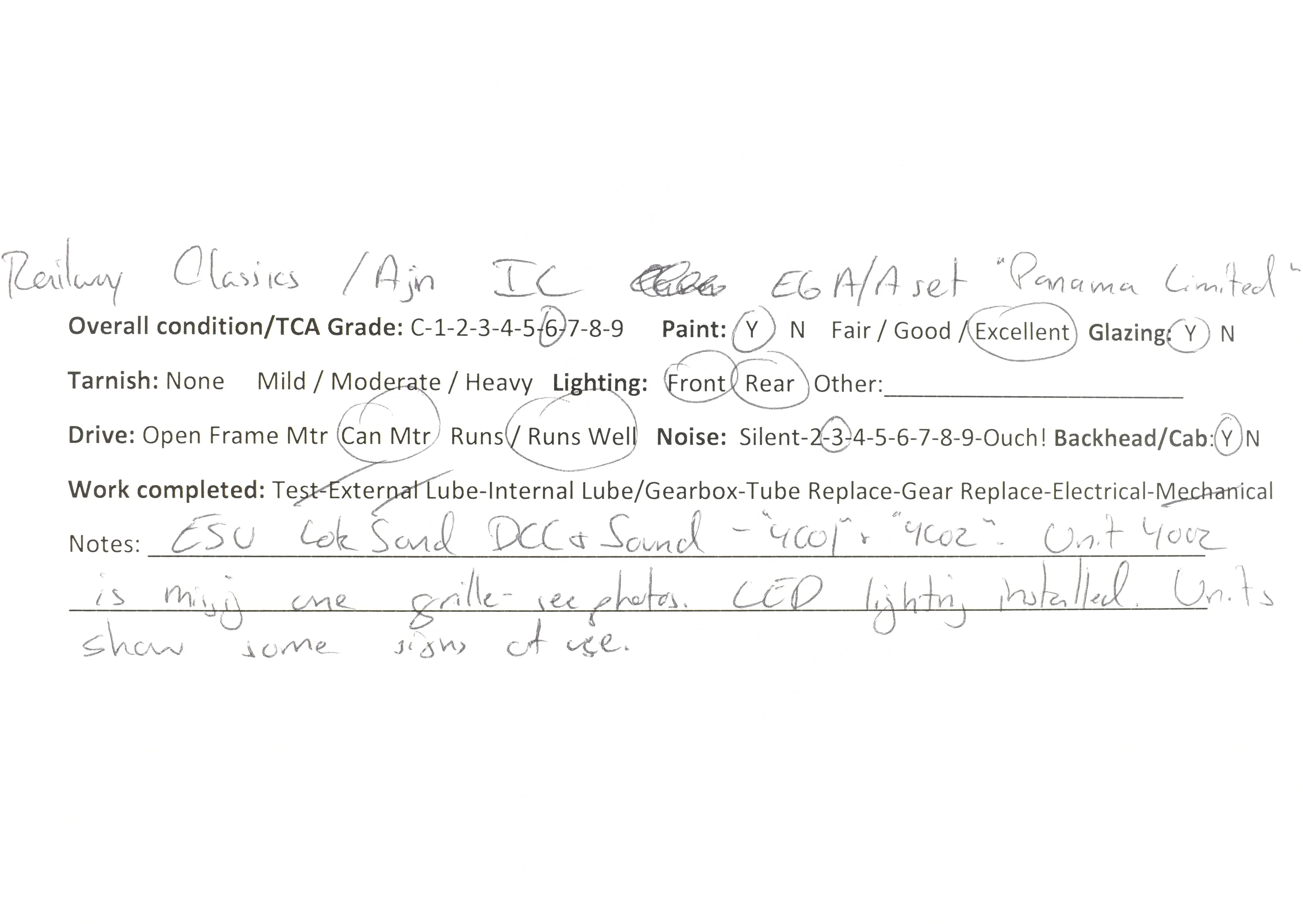 HO Brass CON Railway Classics IC - Illinois Central EMD E6AA Set 1942 "Panama Limited" F/P With ESU DCC & Sound - Image 27