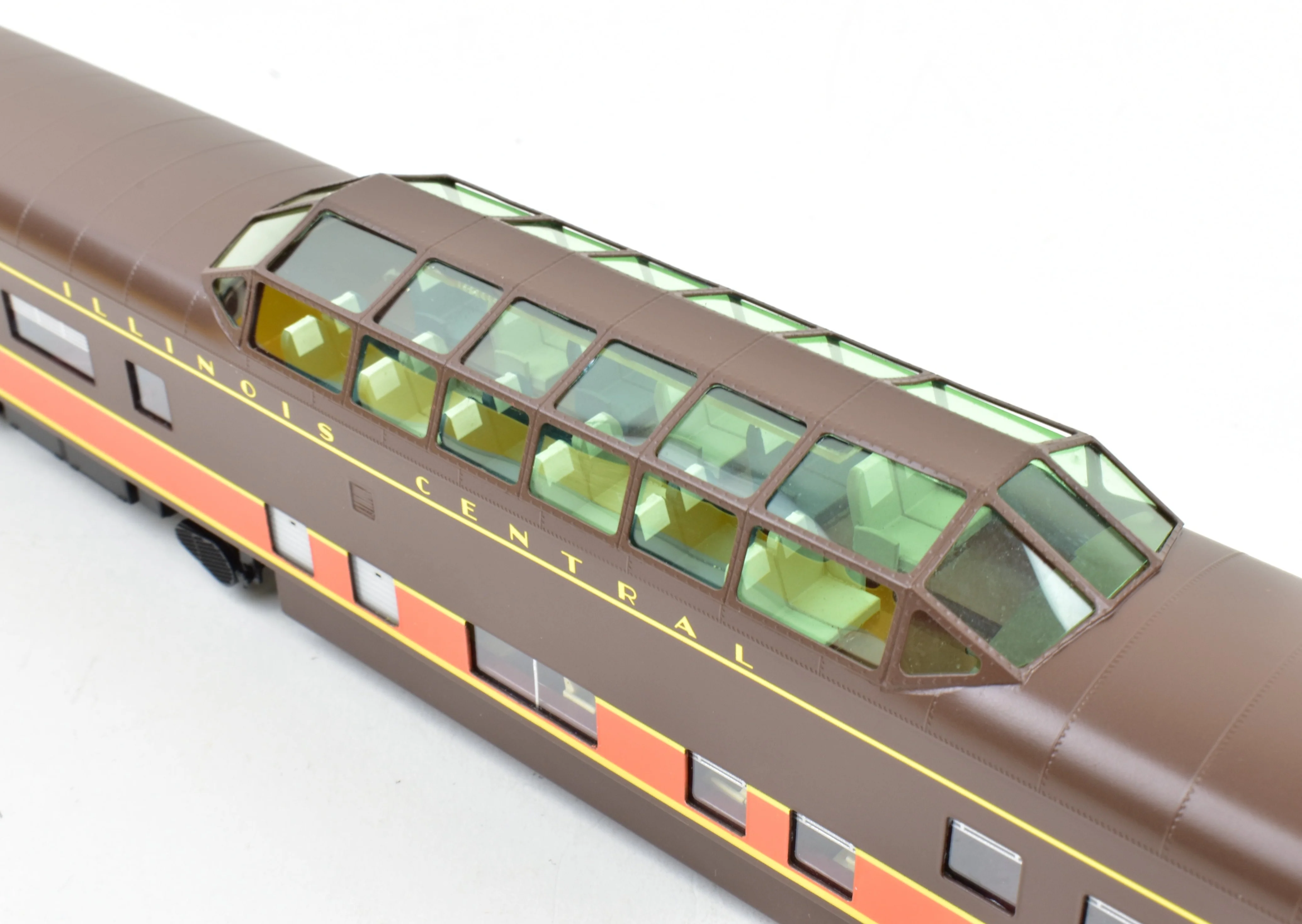 HO Brass CON UTI - Union Terminal Imports  No. 1156-7 IC - Illinois Cenitral- PS Built Dome - Parlor Car FP No. 2211 - Image 11