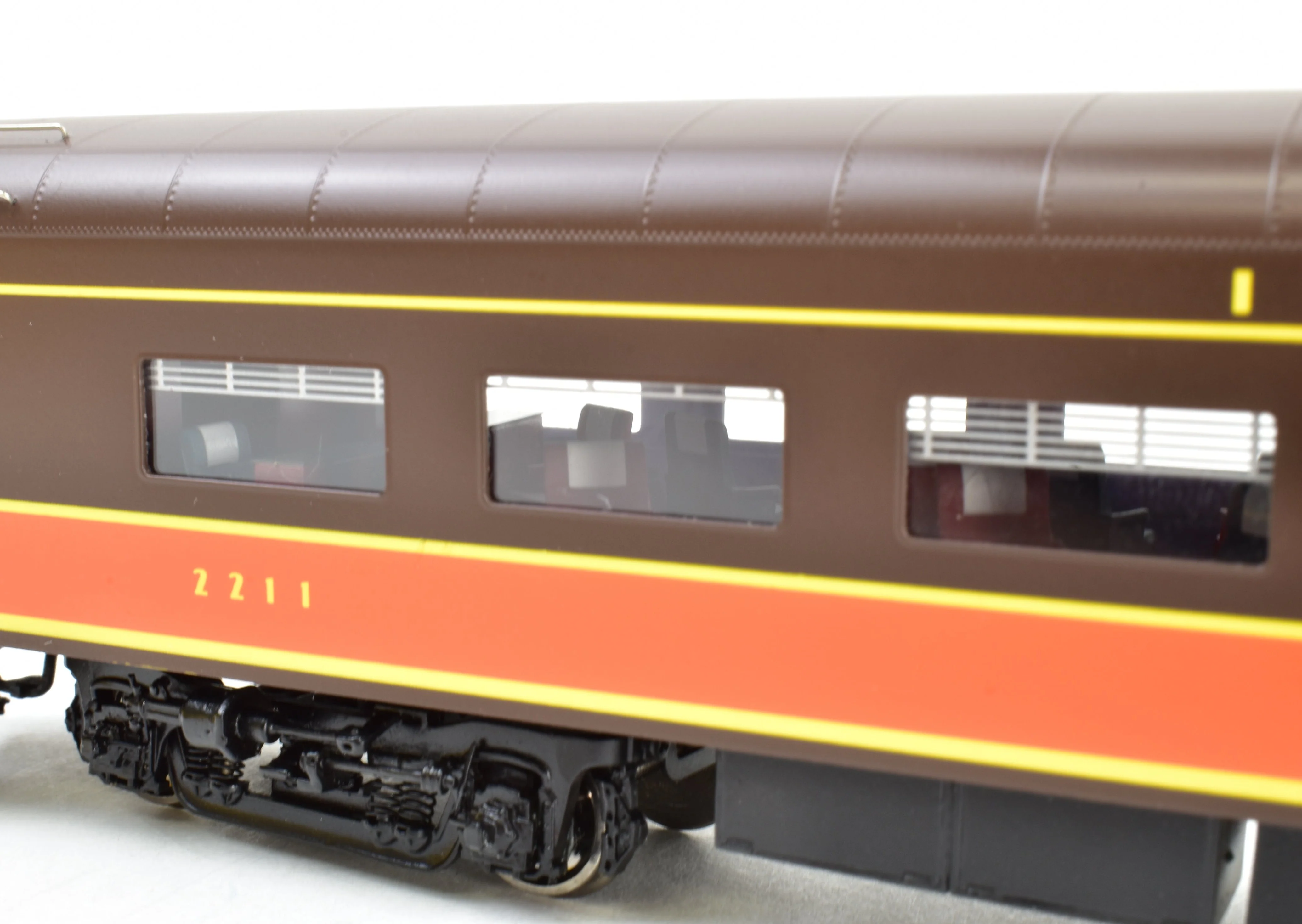 HO Brass CON UTI - Union Terminal Imports  No. 1156-7 IC - Illinois Cenitral- PS Built Dome - Parlor Car FP No. 2211 - Image 14