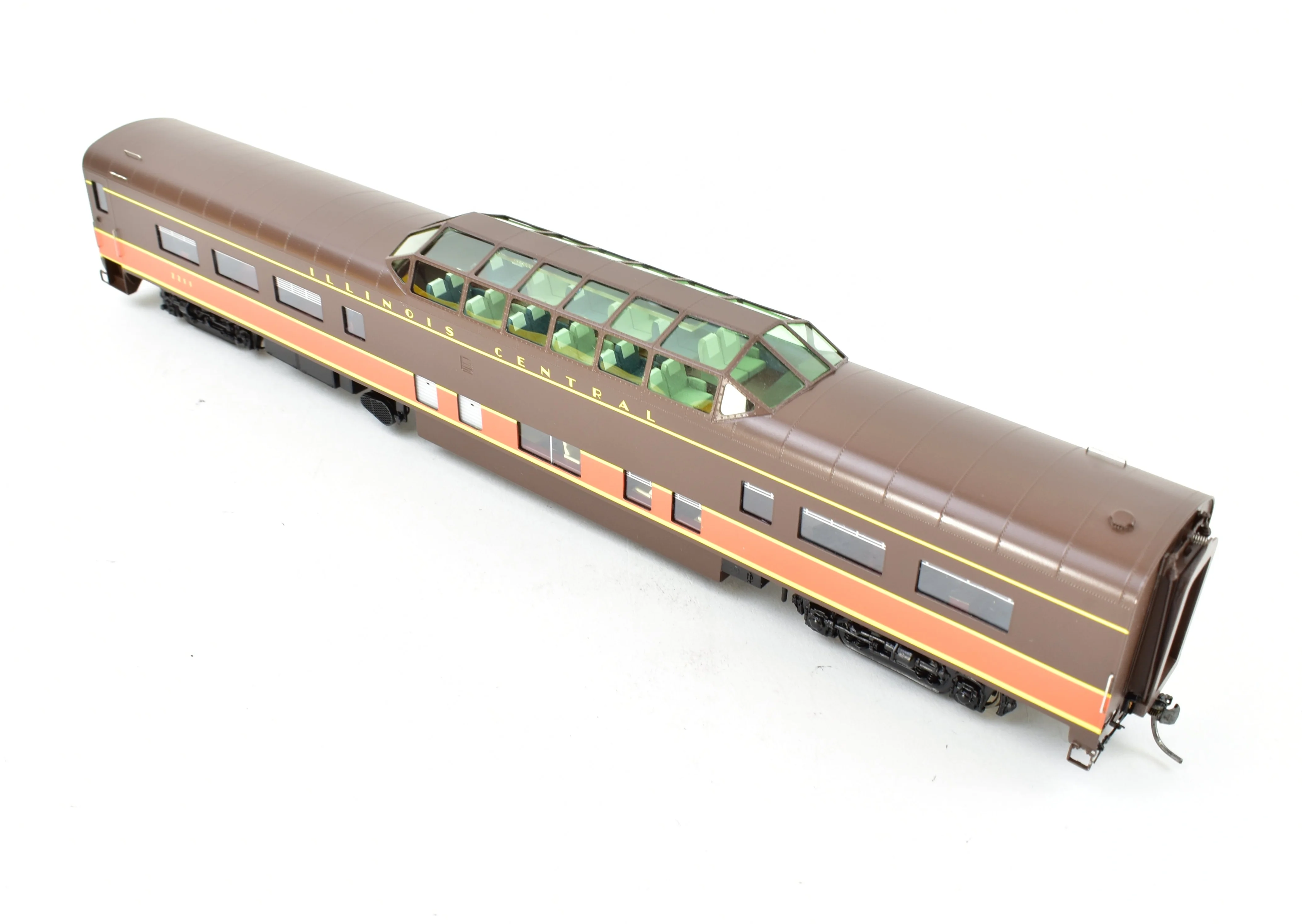 HO Brass CON UTI - Union Terminal Imports  No. 1156-7 IC - Illinois Cenitral- PS Built Dome - Parlor Car FP No. 2211 - Image 8