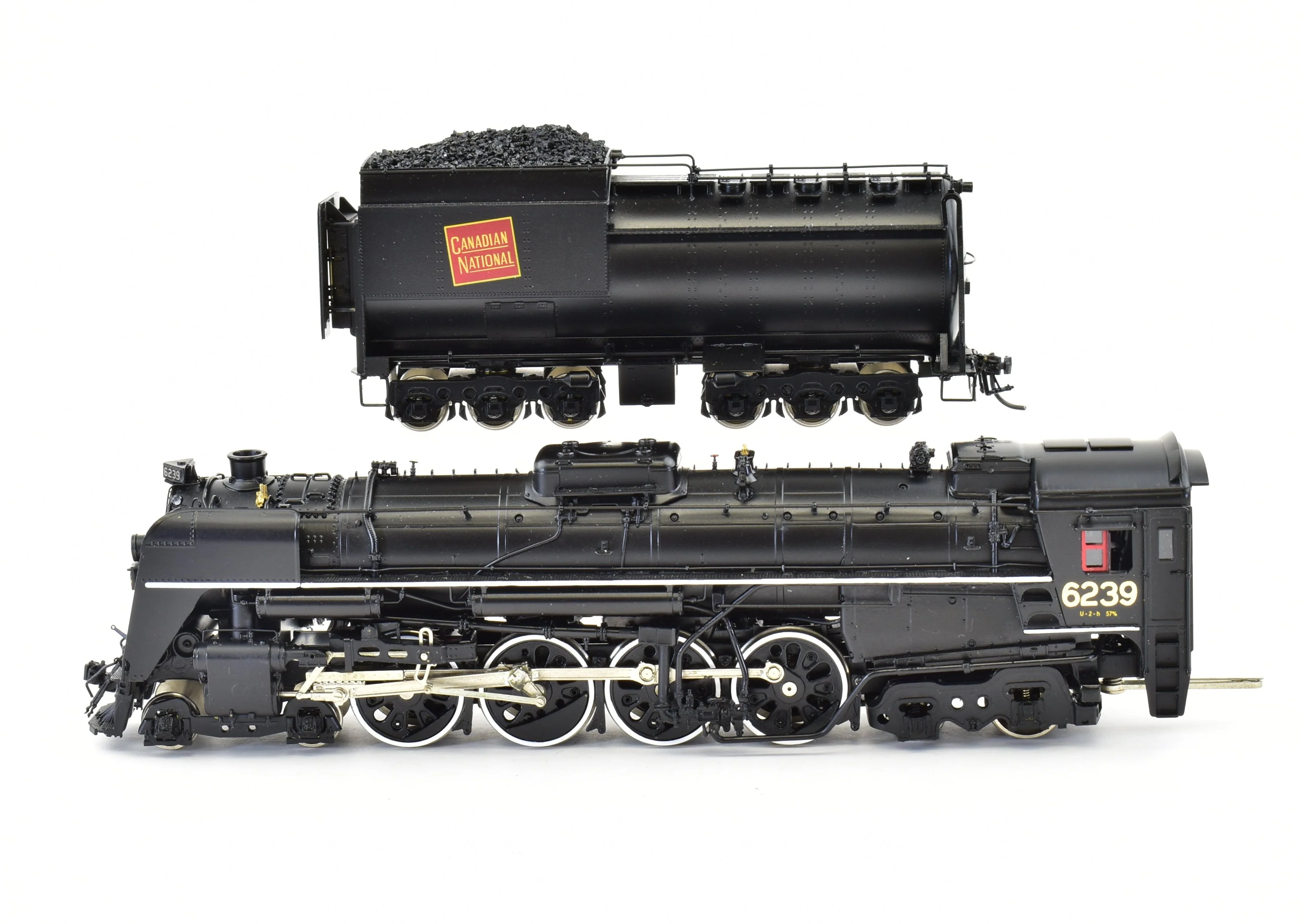 HO Brass CON VH - Van Hobbies CNR - Canadian National Railway 4-8-4 Class U-2-H  #6239 FP - Image 3
