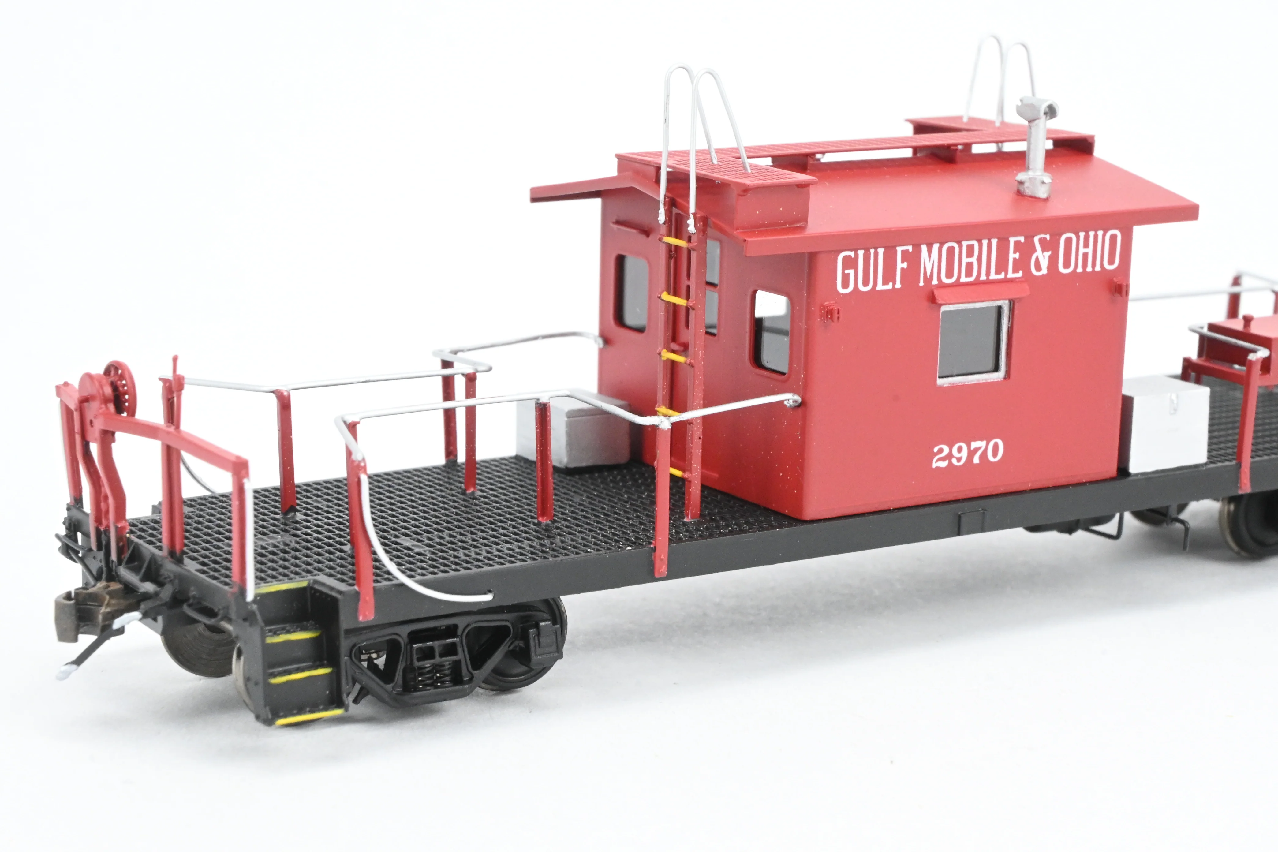 HO Brass Crown Custom Imports GM&O - Gulf Mobile & Ohio Transfer Caboose FP No. 2970 - Image 14