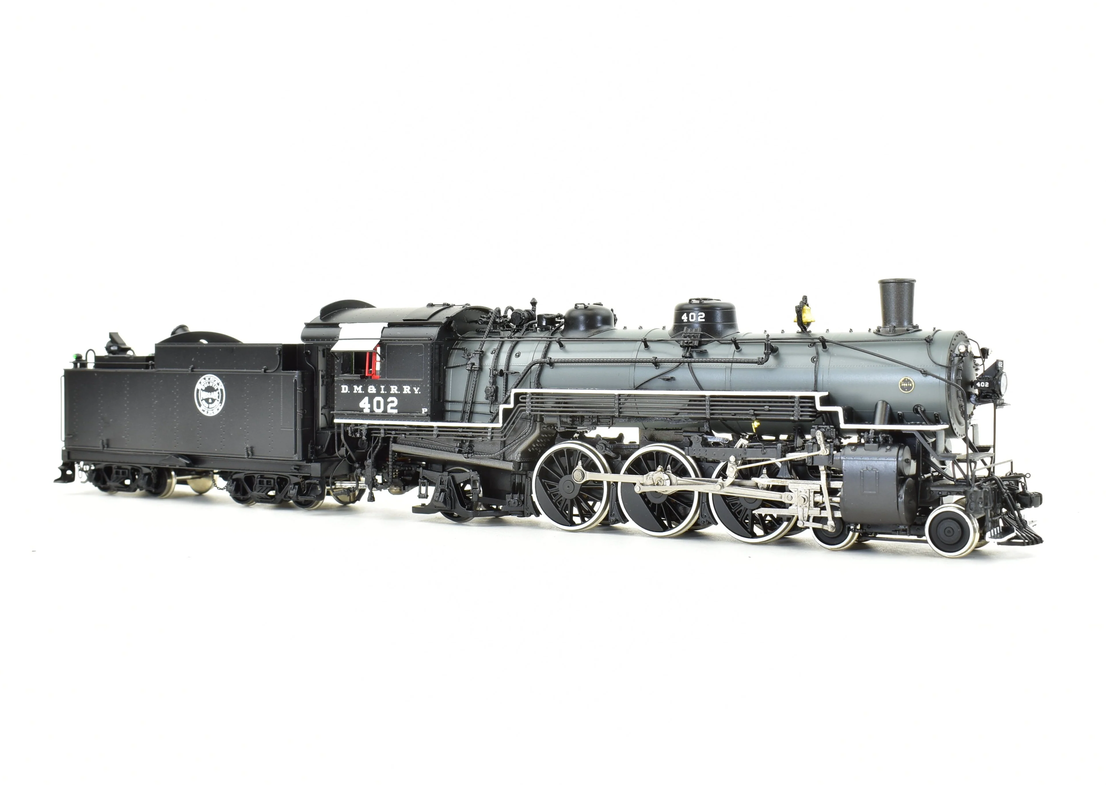 HO Brass CON DVP - Division Point DM&IR - Duluth Missabe & Iron Range Class "P" 4-6-2 #402 Grey Boiler Scheme FP - Image 15