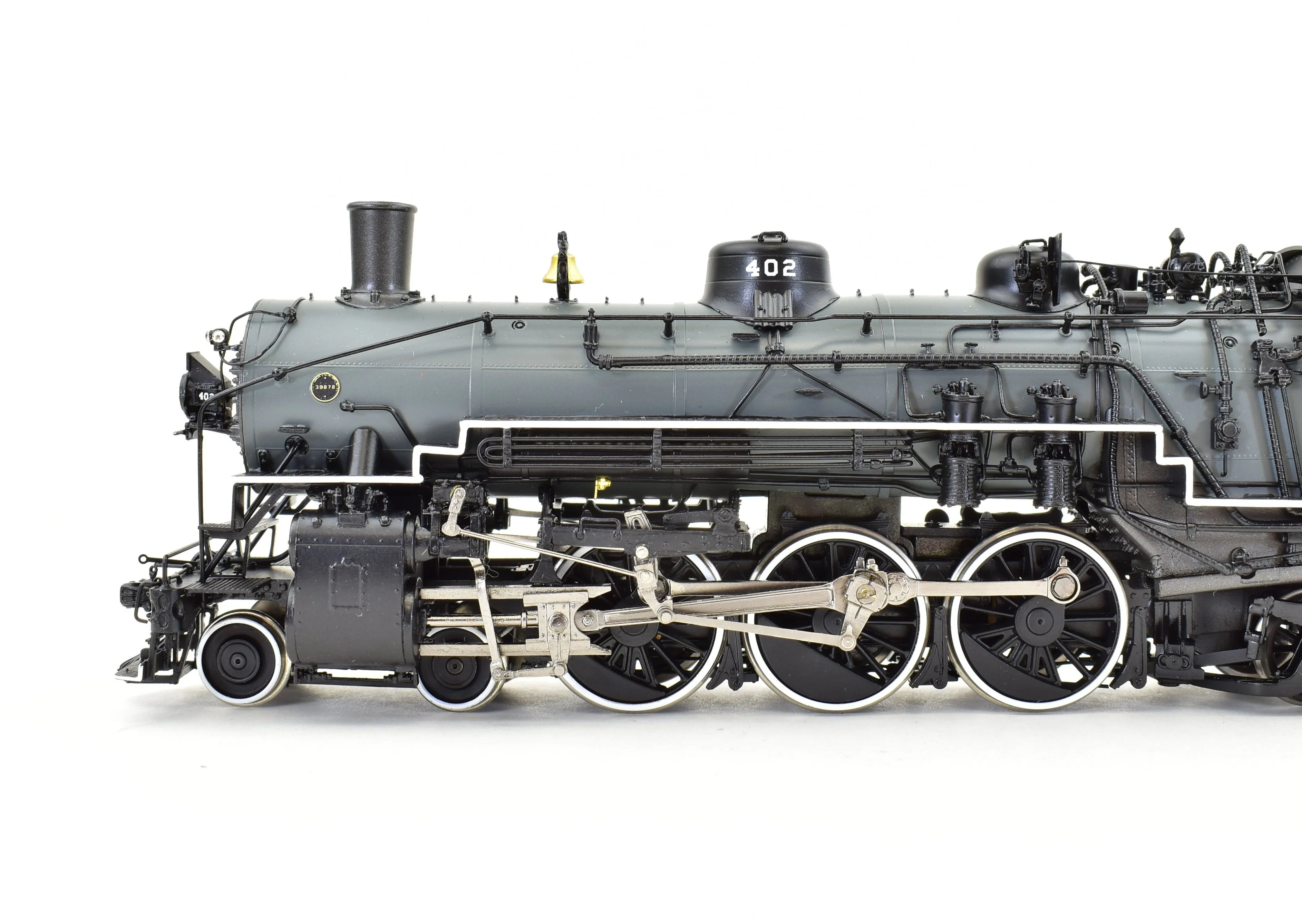 HO Brass CON DVP - Division Point DM&IR - Duluth Missabe & Iron Range Class "P" 4-6-2 #402 Grey Boiler Scheme FP - Image 18