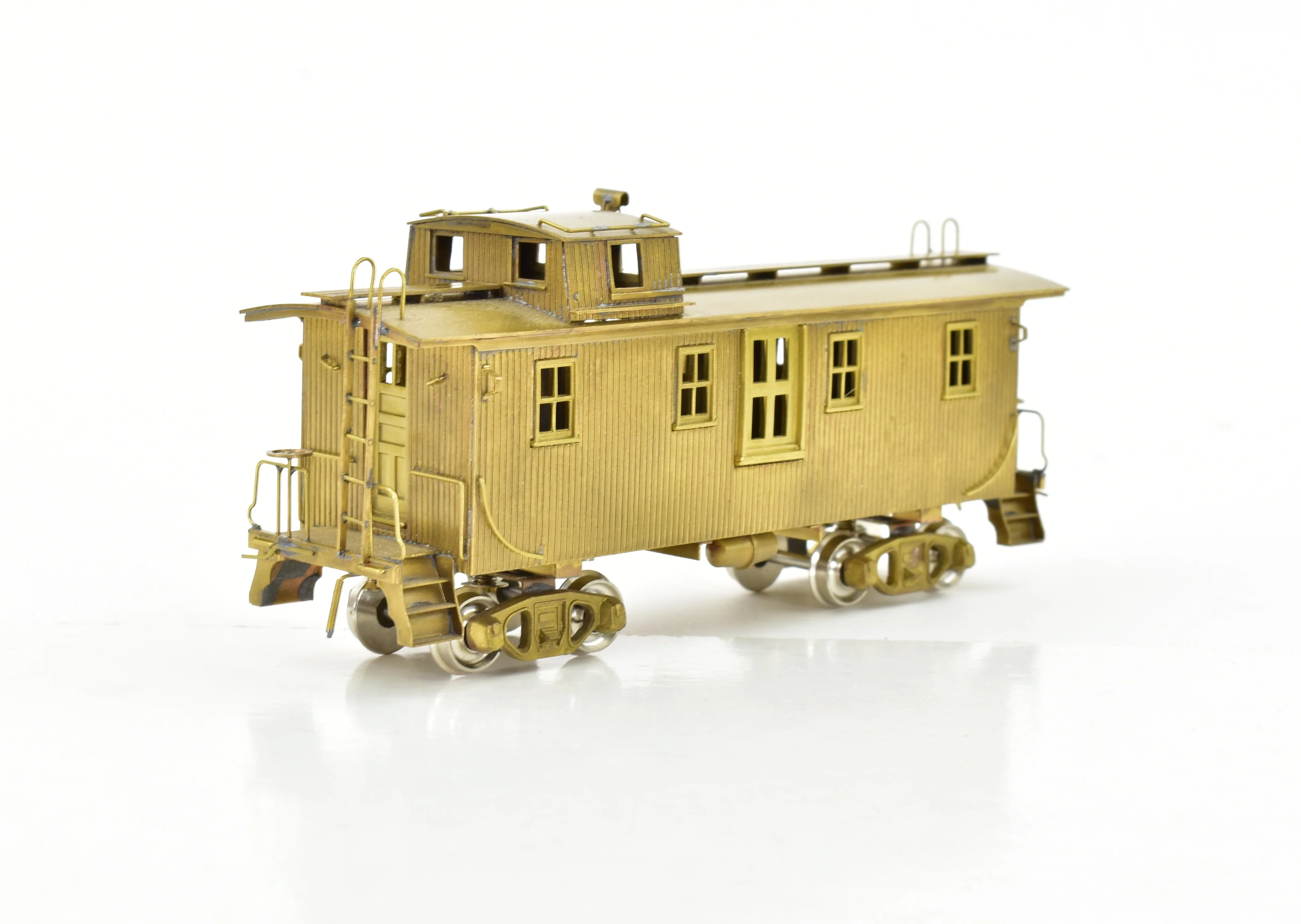 HO Brass Gem Models IC - Illinois Central #9405 Wood Side Door Caboose - Image 5