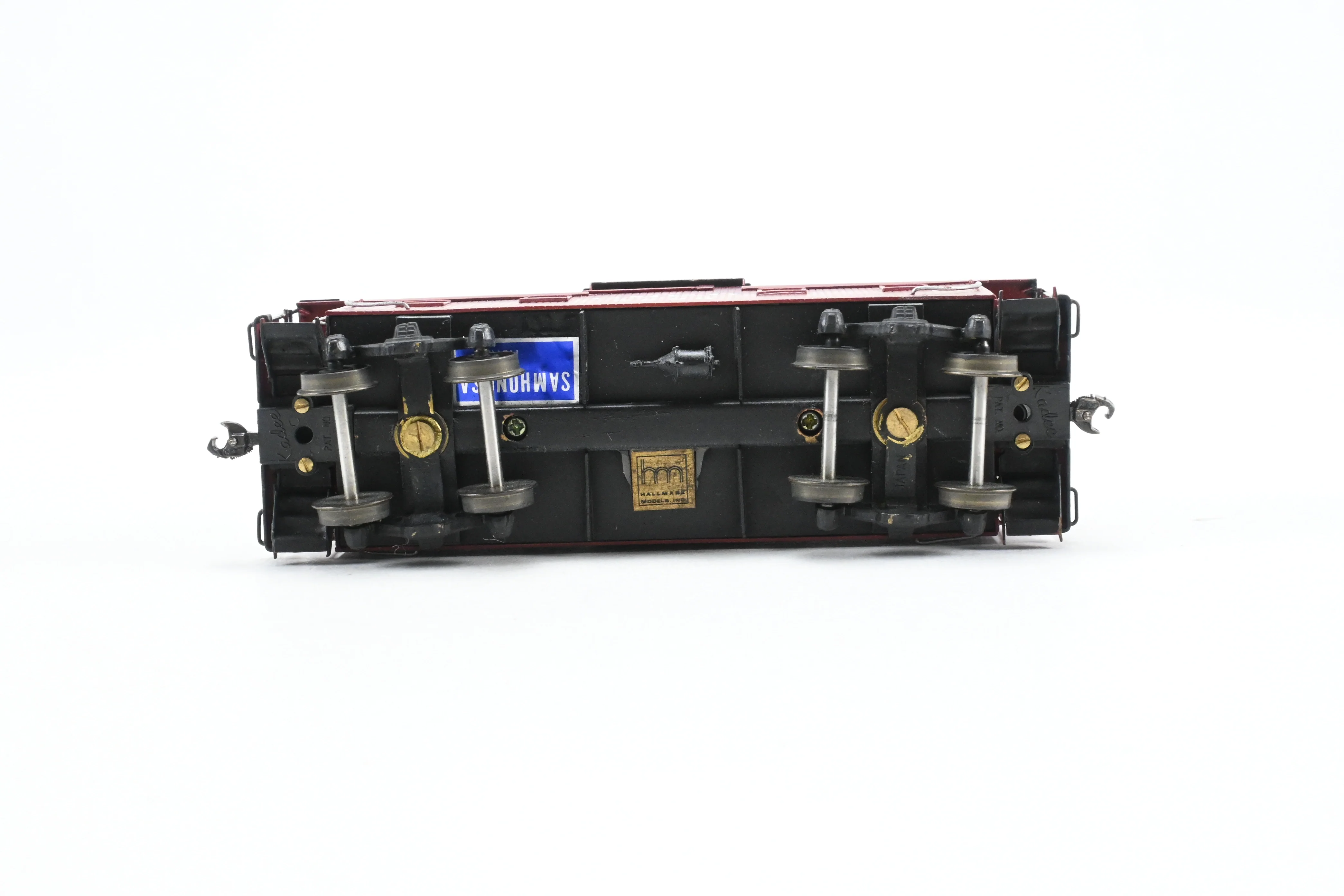 HO Brass Hallmark Models GM&O - Gulf Mobile & Ohio Wood Sheathed Caboose CP No. 2829 w/ Light Weathering - Image 15