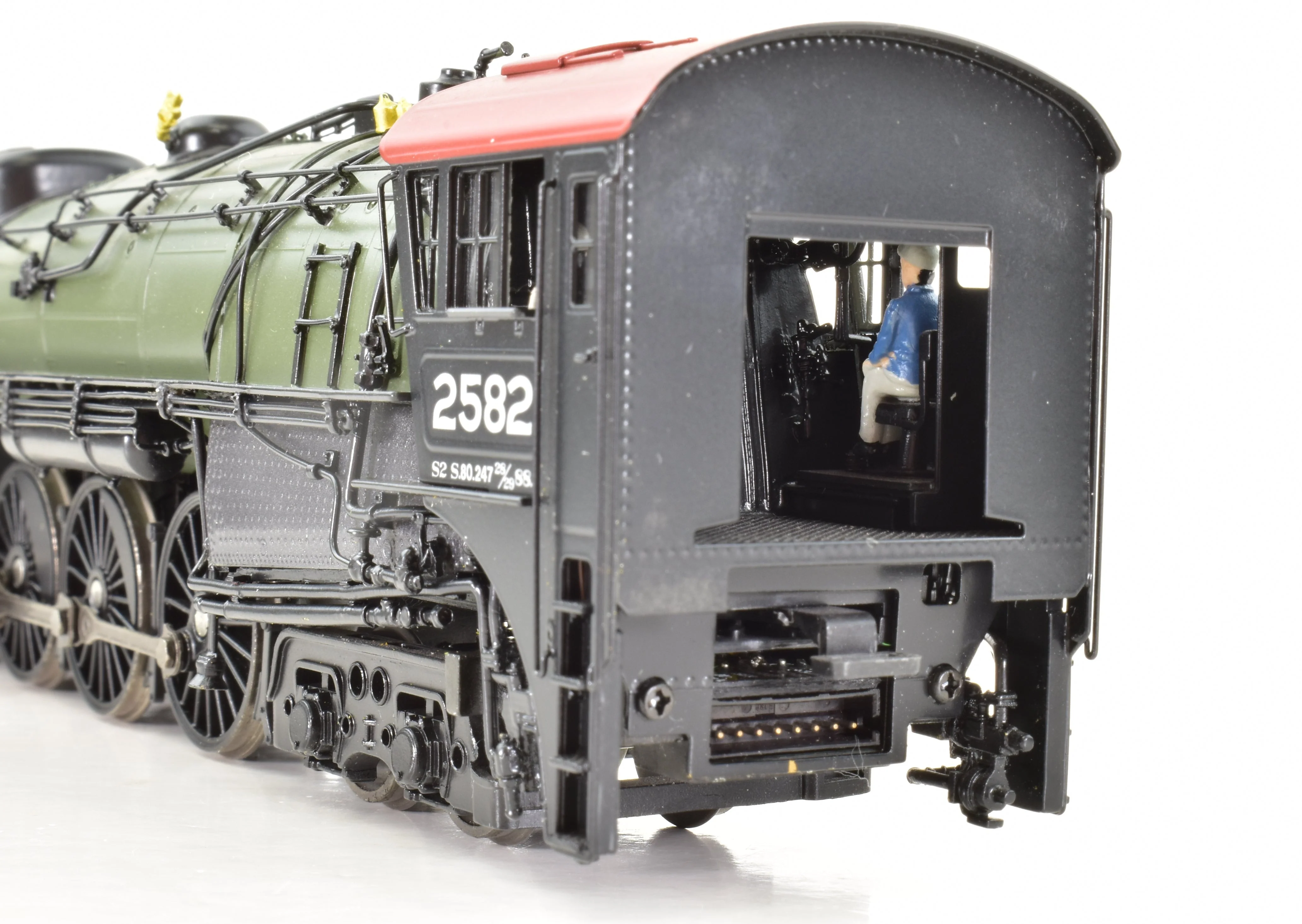 HO Brass Hybrid BLI - Broadway Limited Imports GN - Great Northern S-2 4-8-4 FP DCC and Sound - Image 18