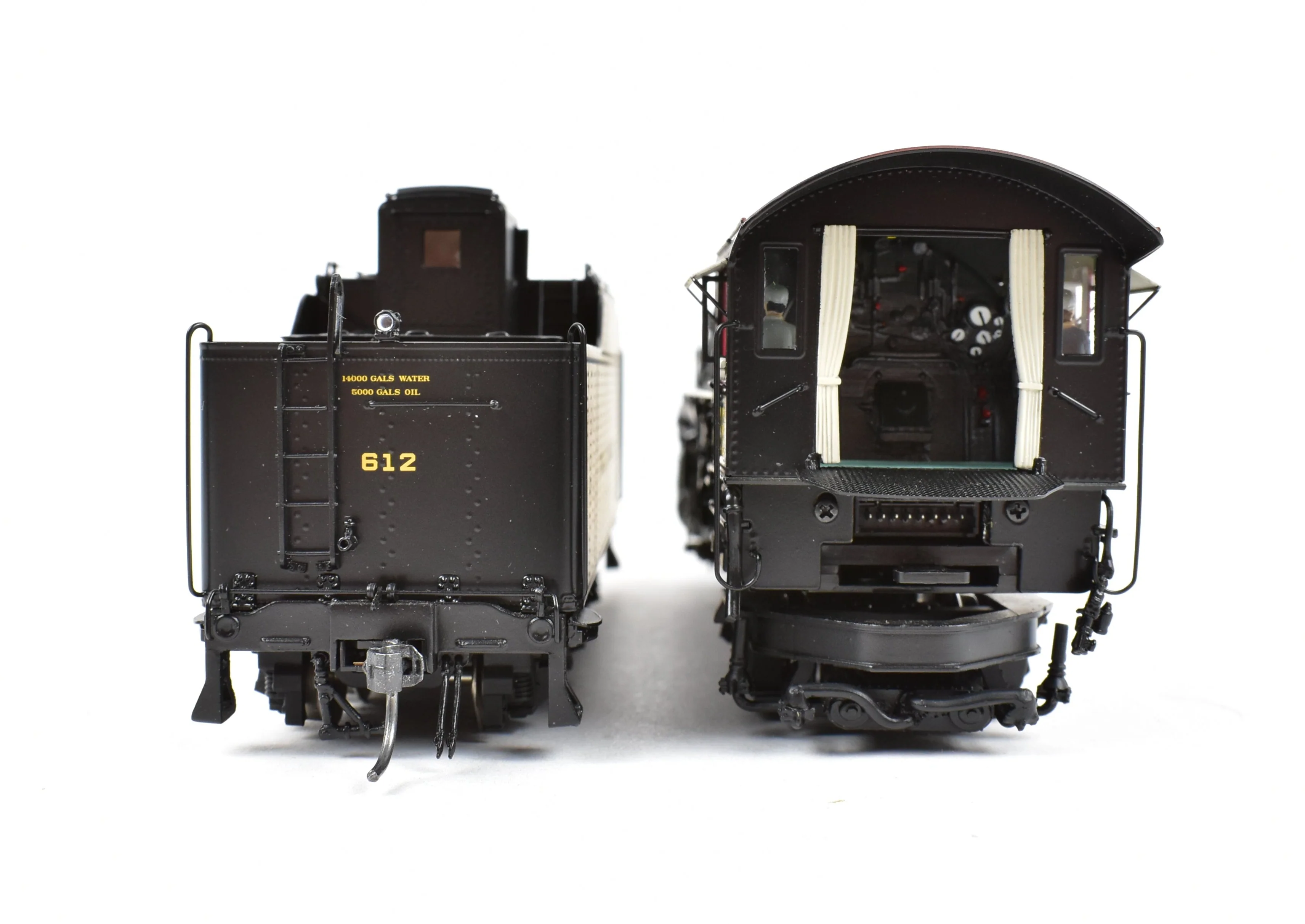 HO Brass Hybrid BLI - Broadway Limited Imports T&P - Texas & Pacific 2-10-4 FP DCC and Sound Re-Numbered #638 - Image 11