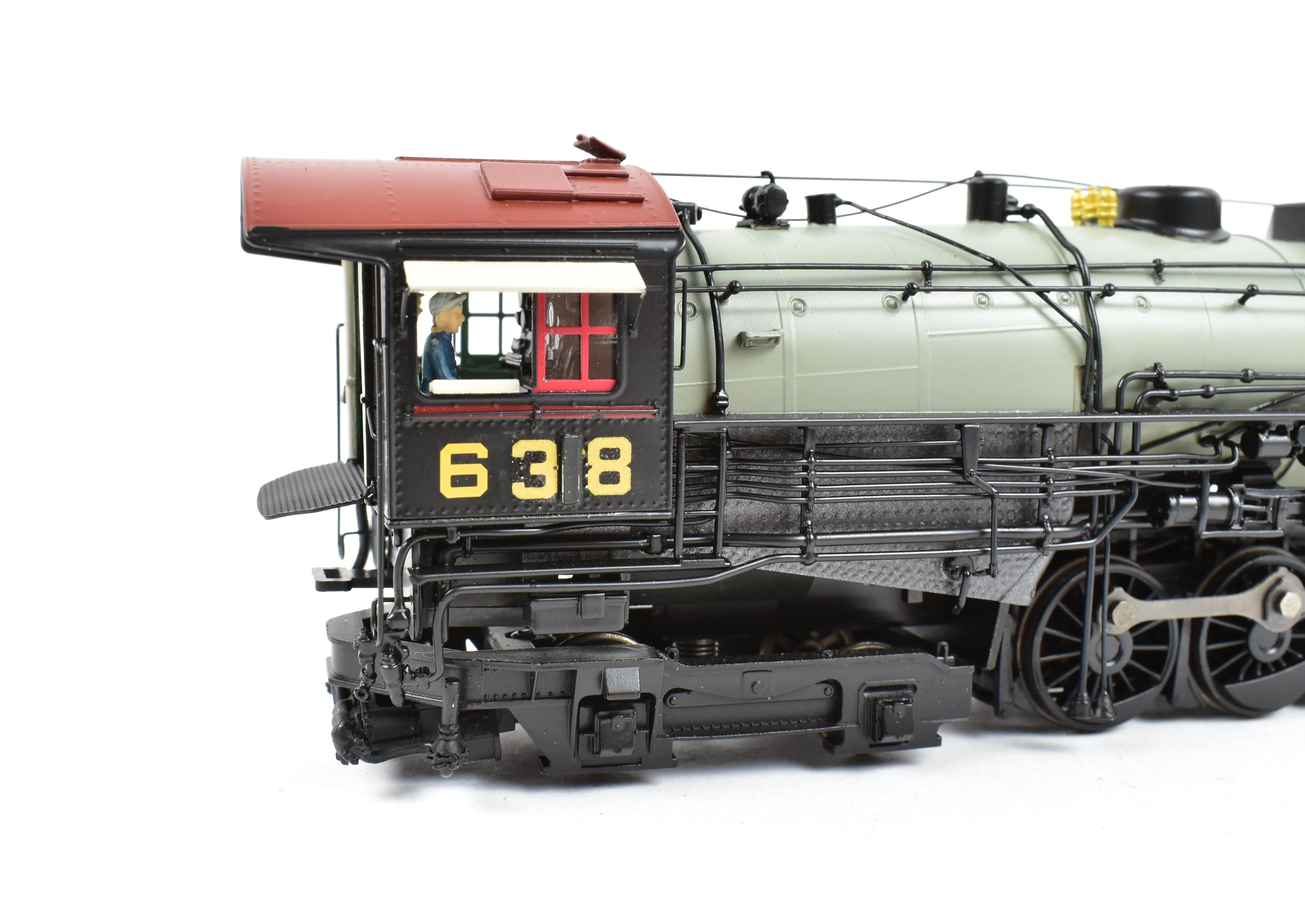 HO Brass Hybrid BLI - Broadway Limited Imports T&P - Texas & Pacific 2-10-4 FP DCC and Sound Re-Numbered #638 - Image 13