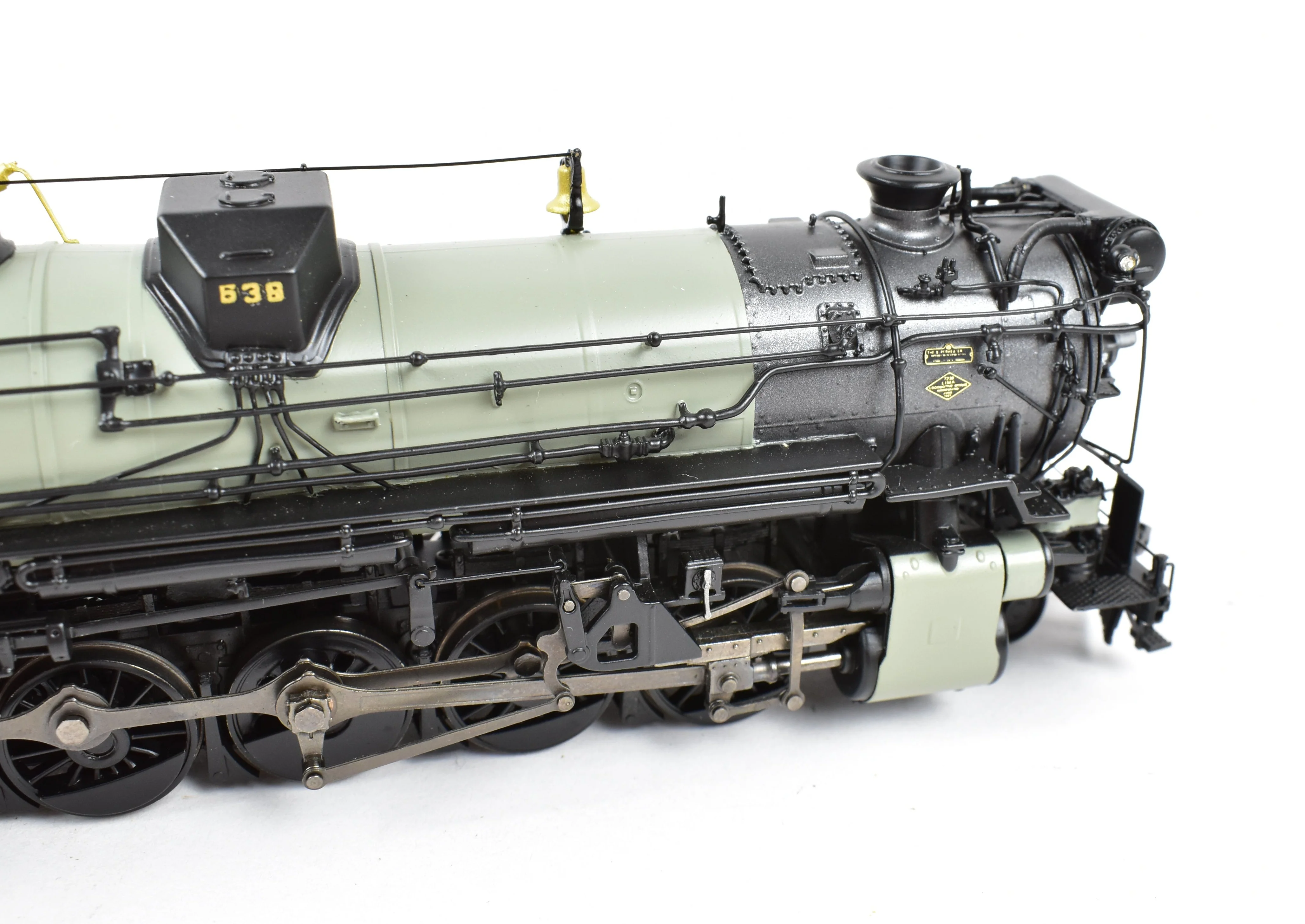 HO Brass Hybrid BLI - Broadway Limited Imports T&P - Texas & Pacific 2-10-4 FP DCC and Sound Re-Numbered #638 - Image 14
