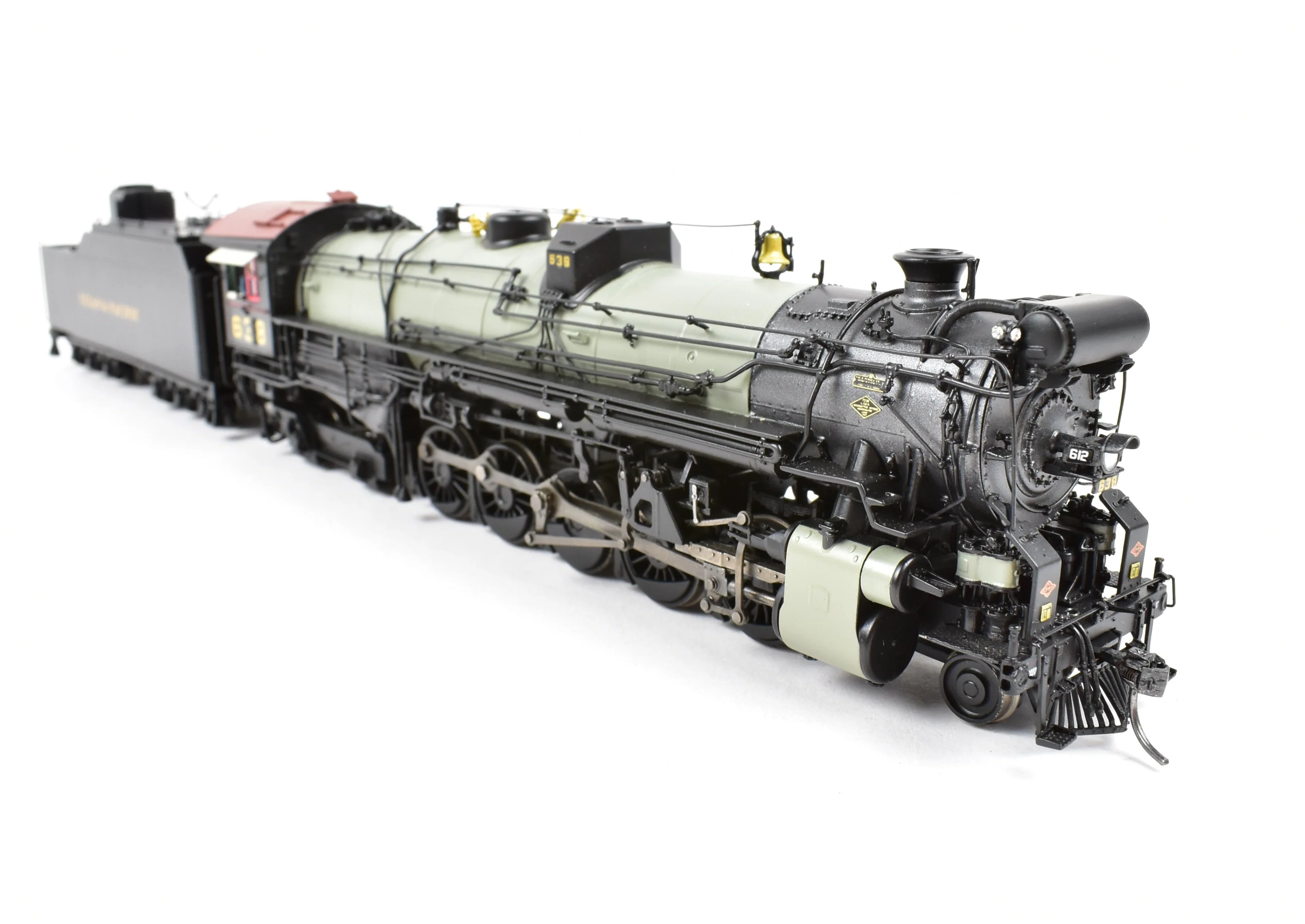 HO Brass Hybrid BLI - Broadway Limited Imports T&P - Texas & Pacific 2-10-4 FP DCC and Sound Re-Numbered #638 - Image 4