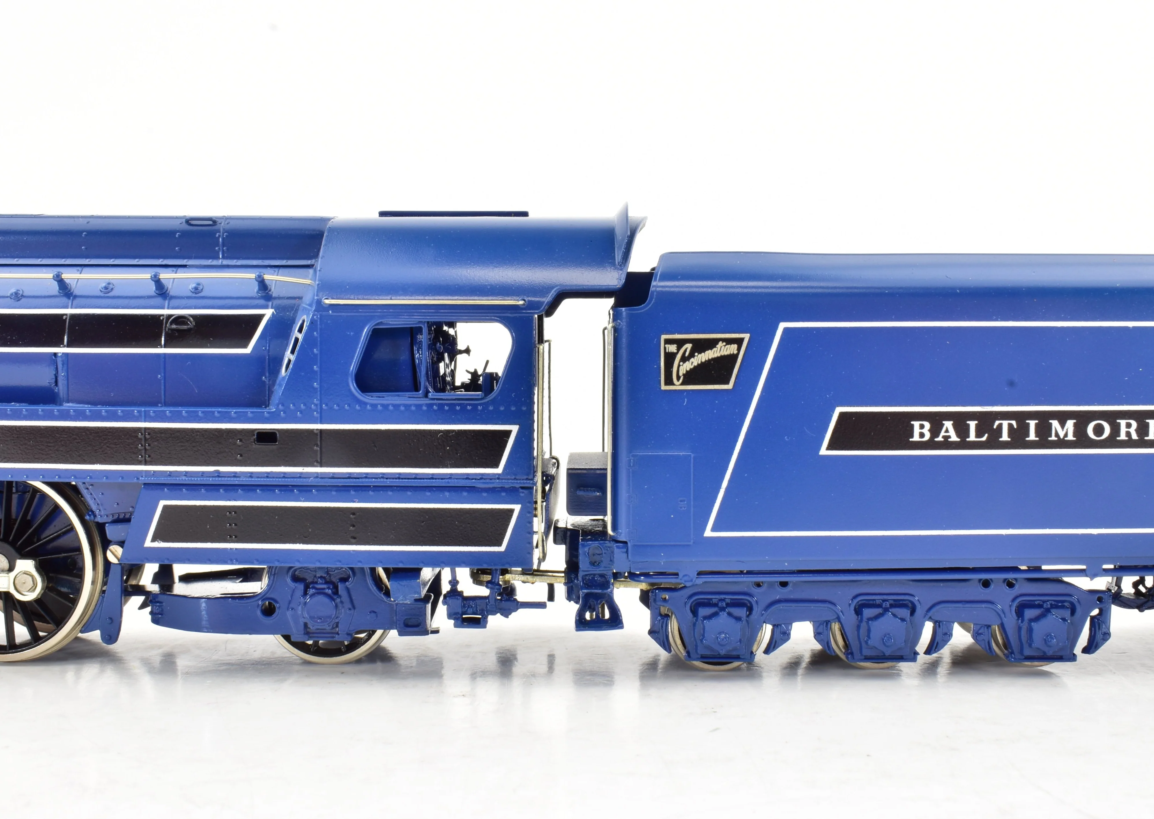 HO Brass Key Imports B&O - Baltimore & Ohio "Cincinnatian" P-7d and 5 Coach Train Set FP CS-22 - Image 16