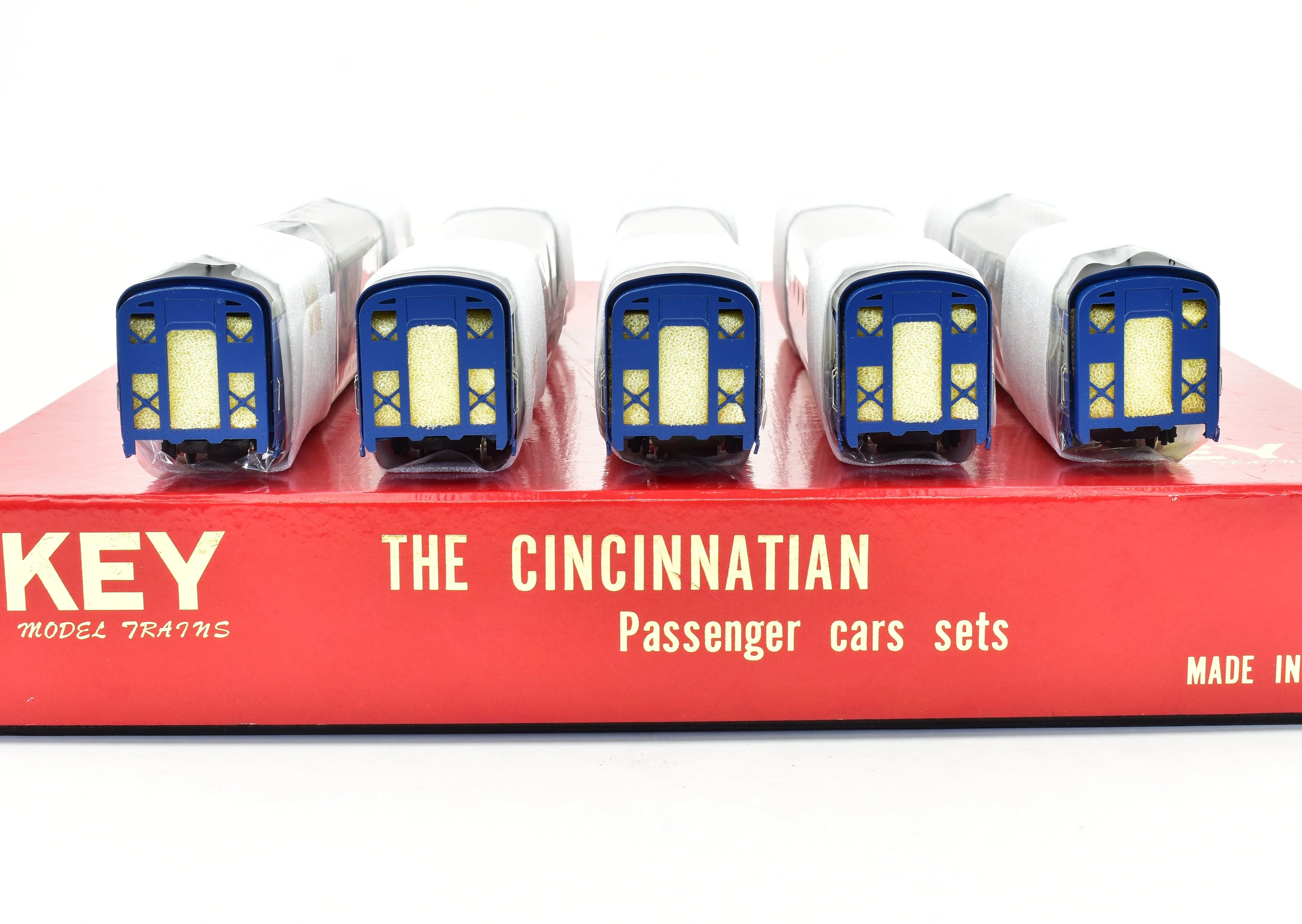 HO Brass Key Imports B&O - Baltimore & Ohio "Cincinnatian" P-7d and 5 Coach Train Set FP CS-22 - Image 30