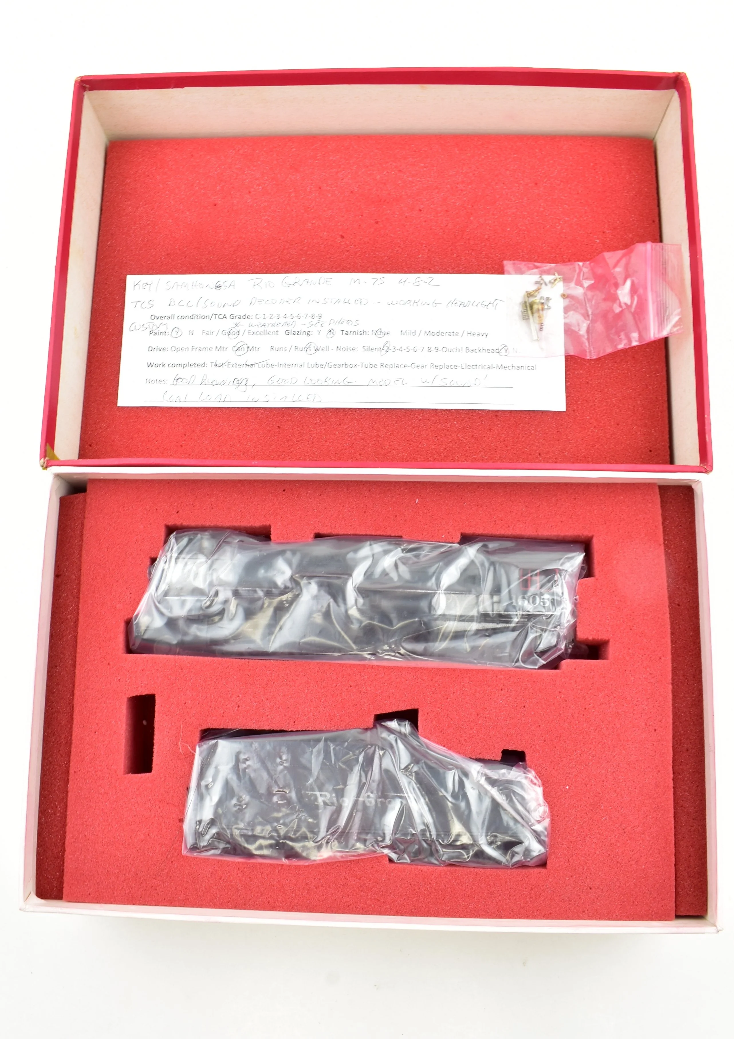 HO Brass Key Imports D&RGW - Denver & Rio Grande Western M-75 4-8-2 Mountain Custom Painted DCC & Sound - Image 20