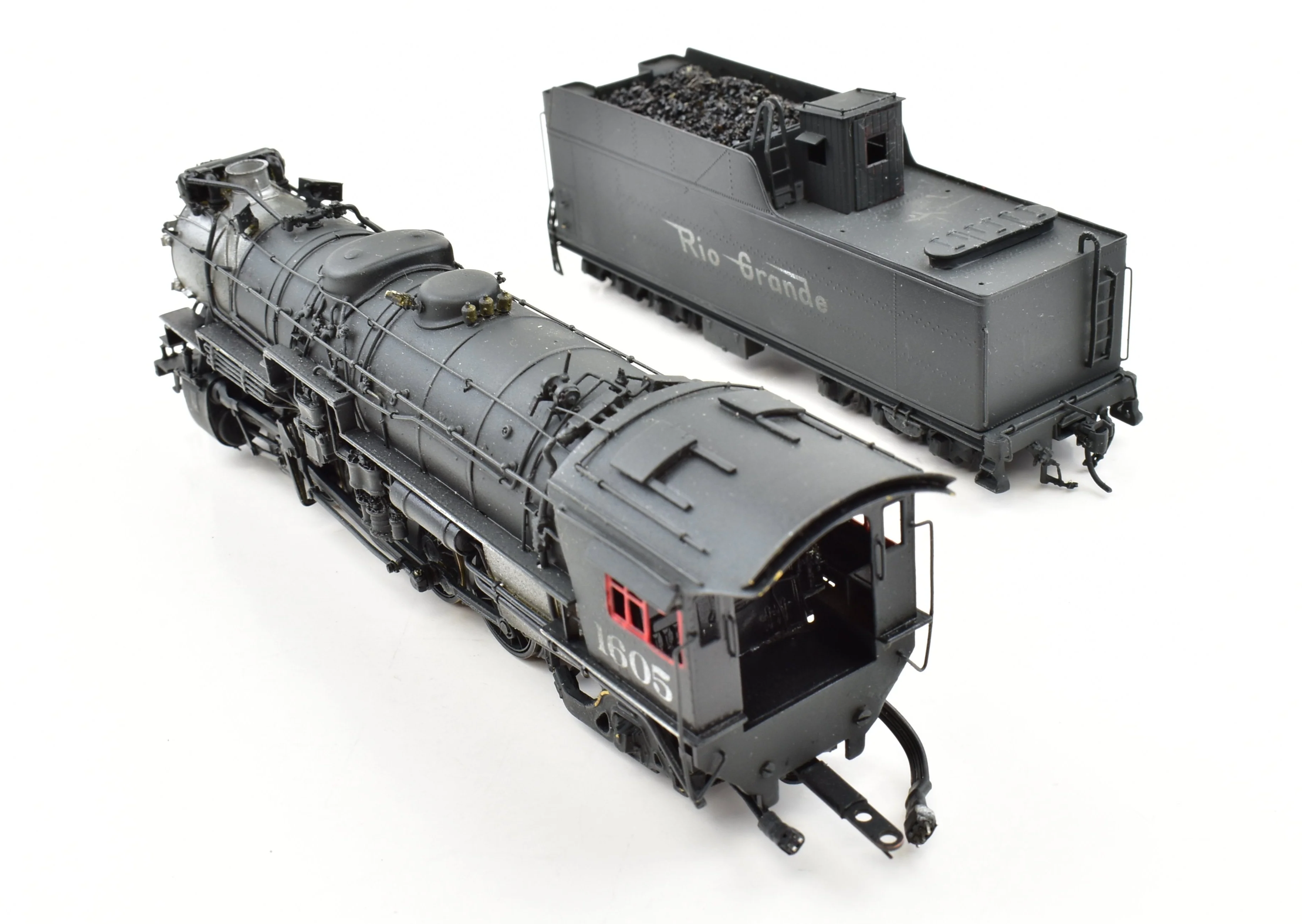 HO Brass Key Imports D&RGW - Denver & Rio Grande Western M-75 4-8-2 Mountain Custom Painted DCC & Sound - Image 9