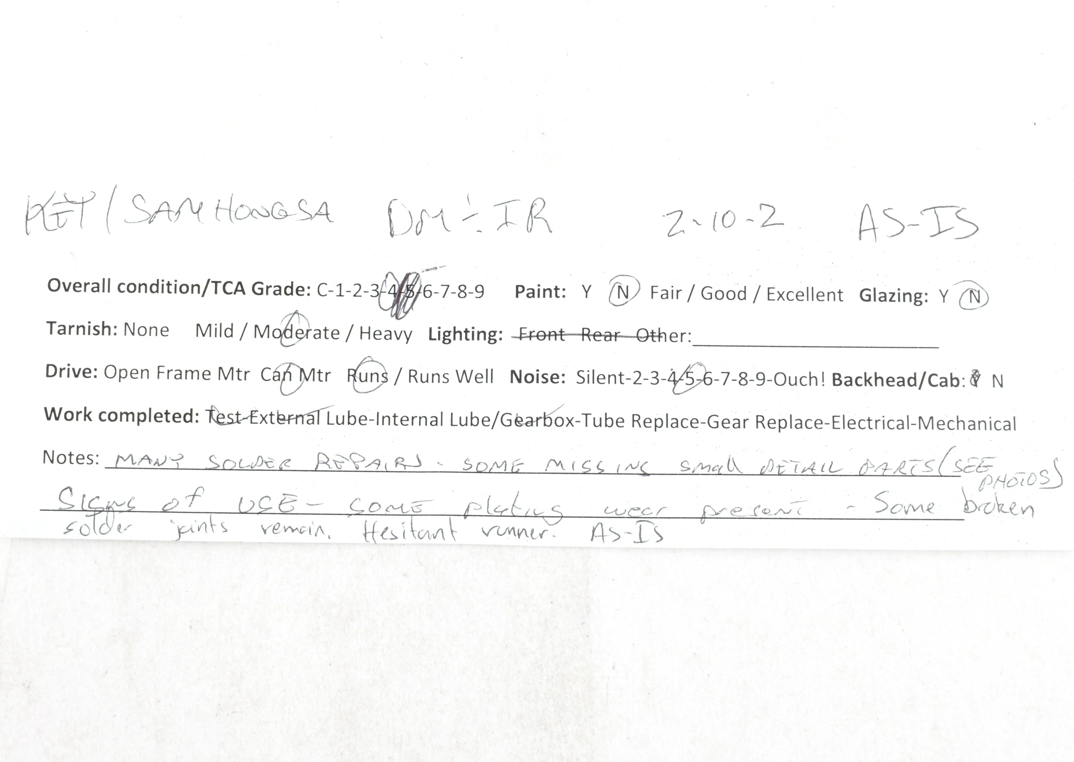 HO Brass Key Imports DM&IR - Duluth Missabe and Iron Range Class 2-10-2 "Santa Fe" AS-IS - Image 20