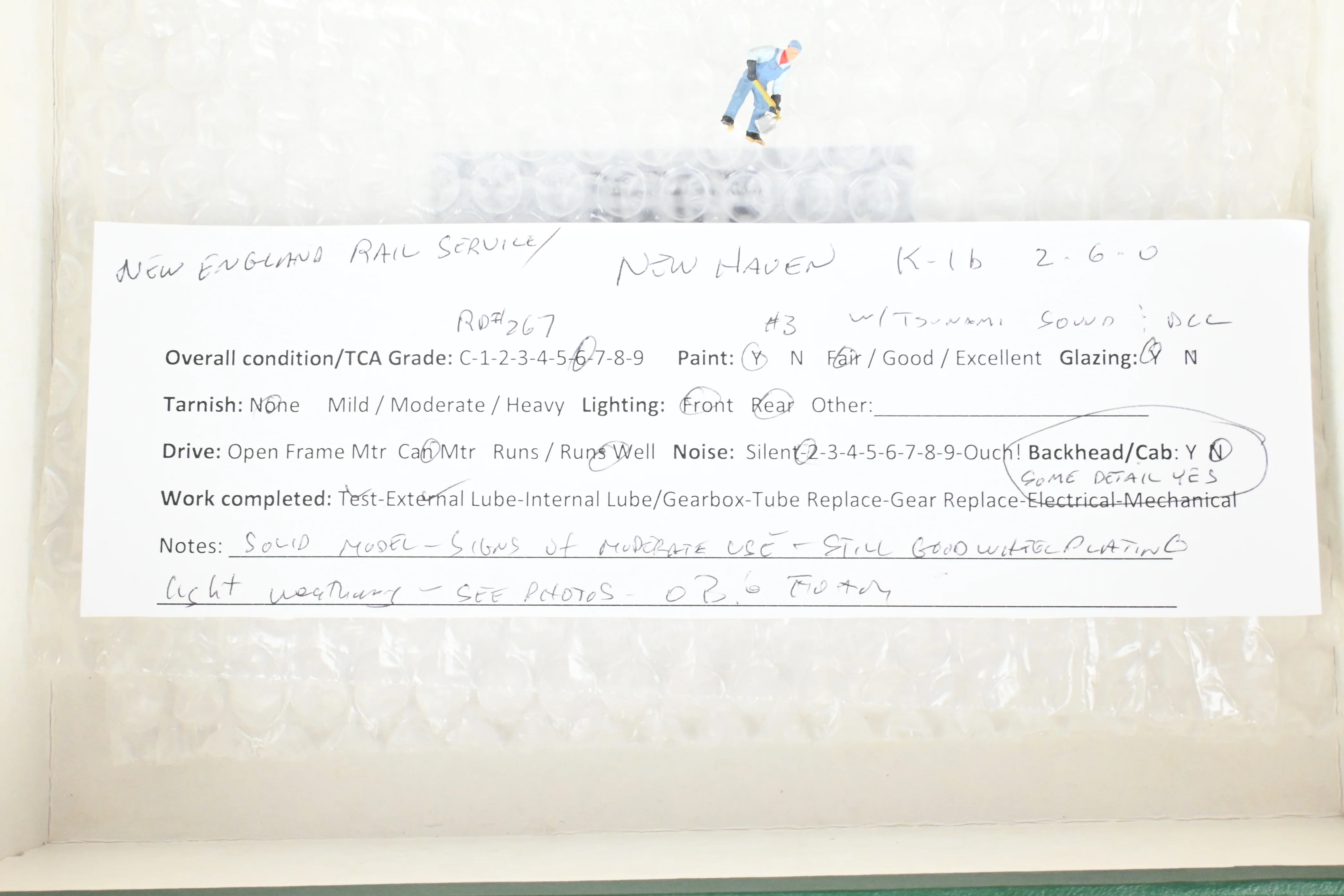 HO Brass NERS - New England Rail Service NH - New Haven Class K-1b/d 2-6-0 CP No. 267 W/Tsunami DCC & Sound - Image 24