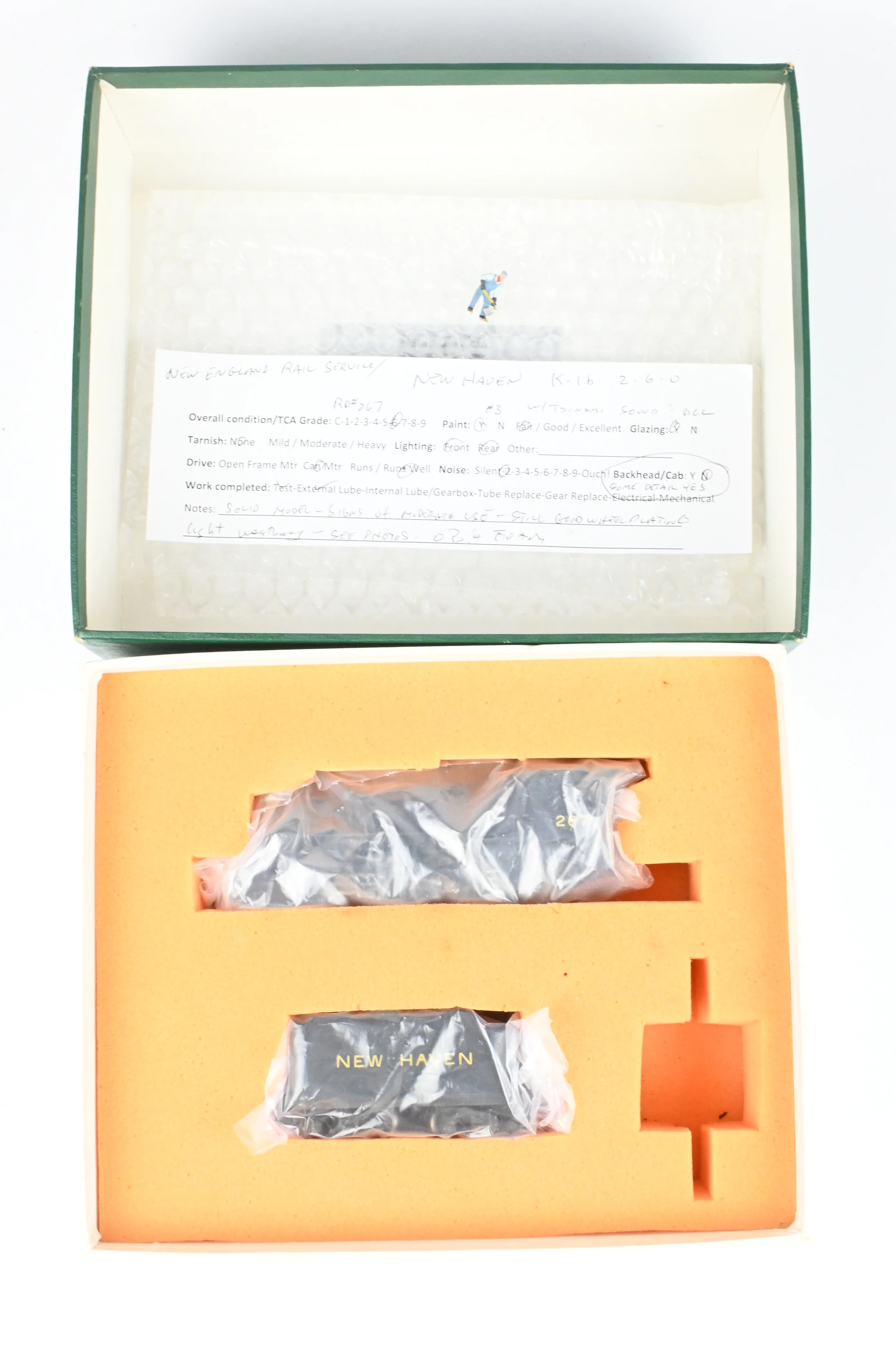 HO Brass NERS - New England Rail Service NH - New Haven Class K-1b/d 2-6-0 CP No. 267 W/Tsunami DCC & Sound - Image 25