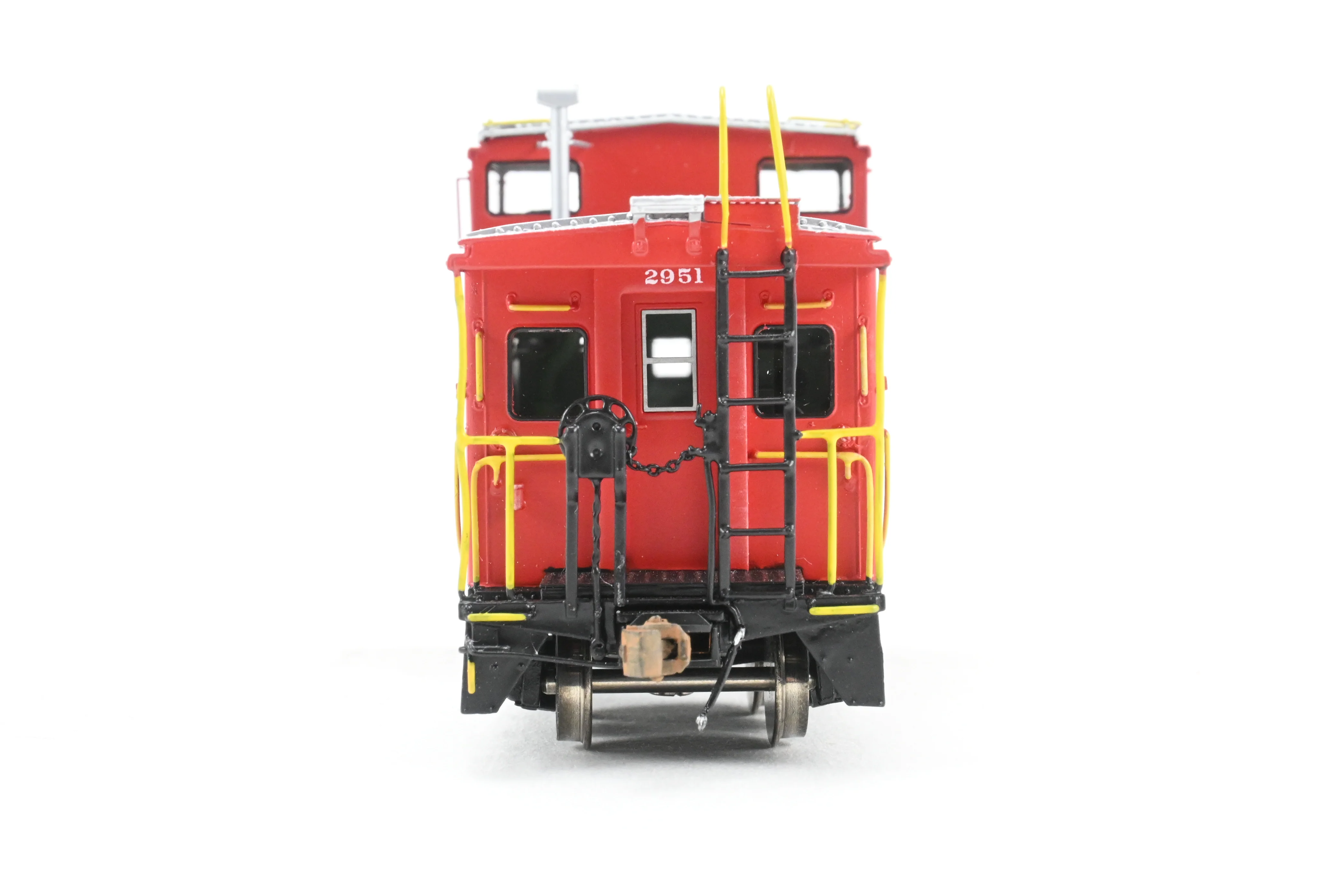 HO Brass OMI - Overland Models, Inc. GM&O - Gulf, Mobile & Ohio International Wide-Vision Caboose FP No. 2951 - Image 11