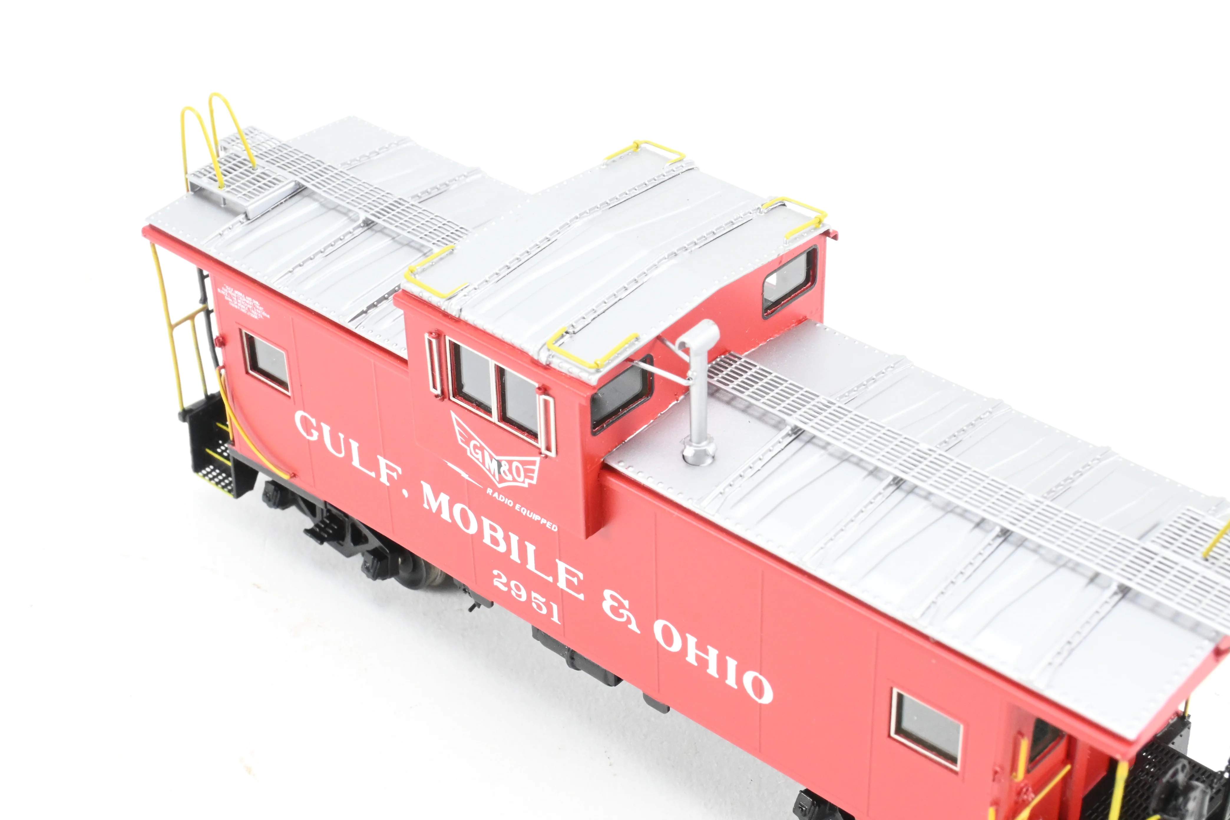 HO Brass OMI - Overland Models, Inc. GM&O - Gulf, Mobile & Ohio International Wide-Vision Caboose FP No. 2951 - Image 16