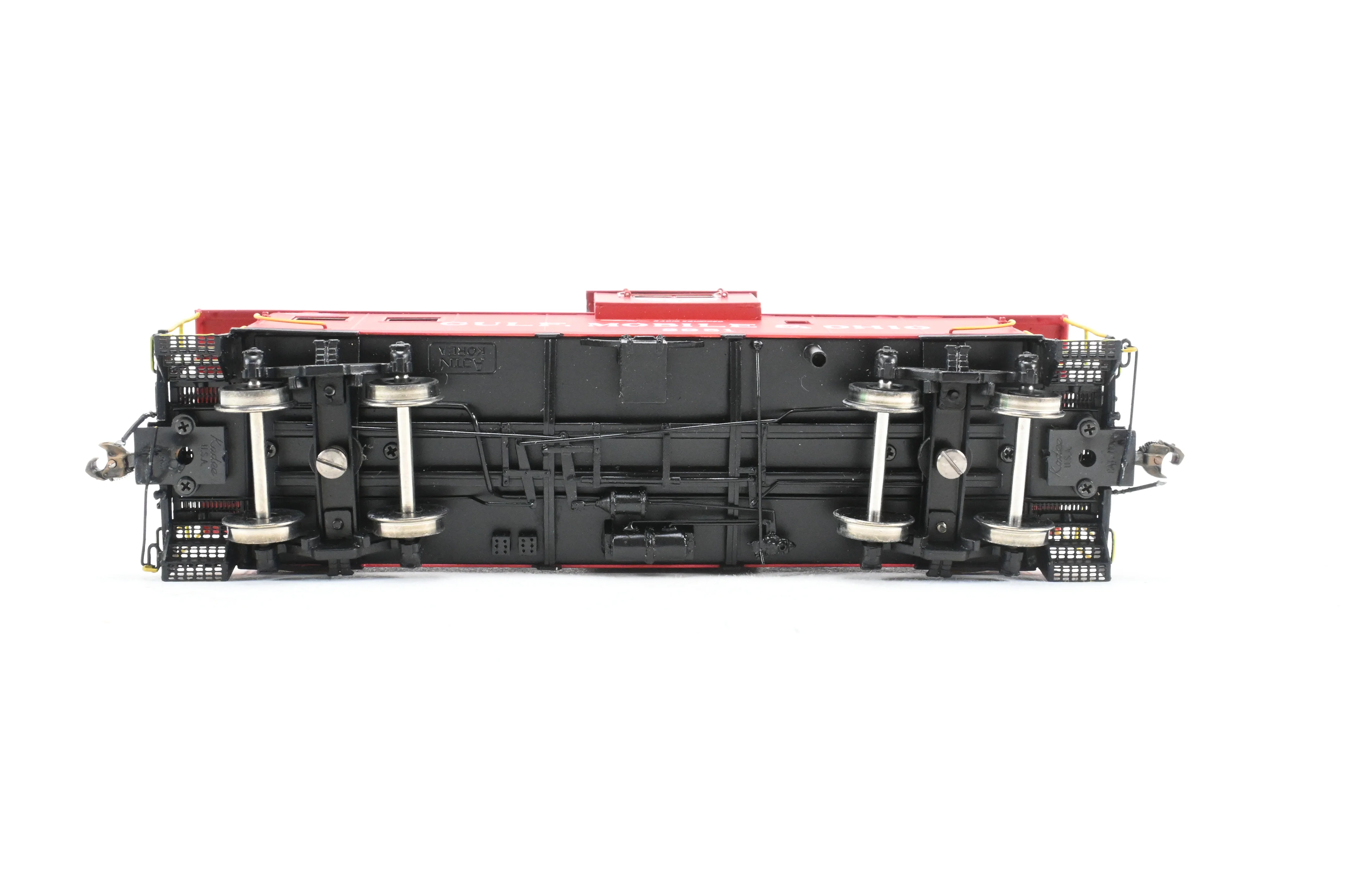 HO Brass OMI - Overland Models, Inc. GM&O - Gulf, Mobile & Ohio International Wide-Vision Caboose FP No. 2951 - Image 18