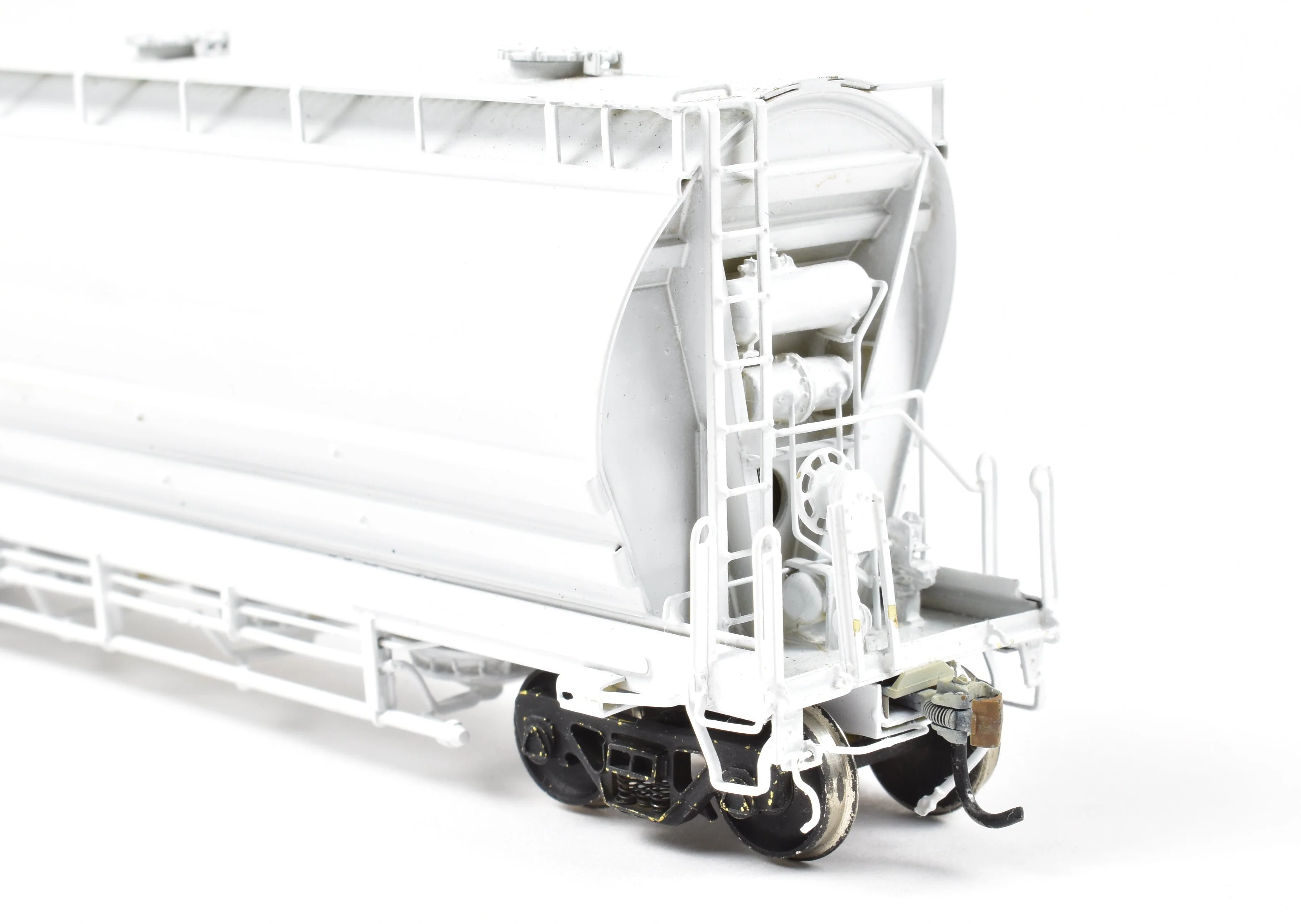 HO Brass CON OMI - Overland Models, Inc. NYC - New York Central PC - Penn Central and CR - Conrail Flexi-Flow PD Covered Hopper Custom Painted Unlettered - Image 12