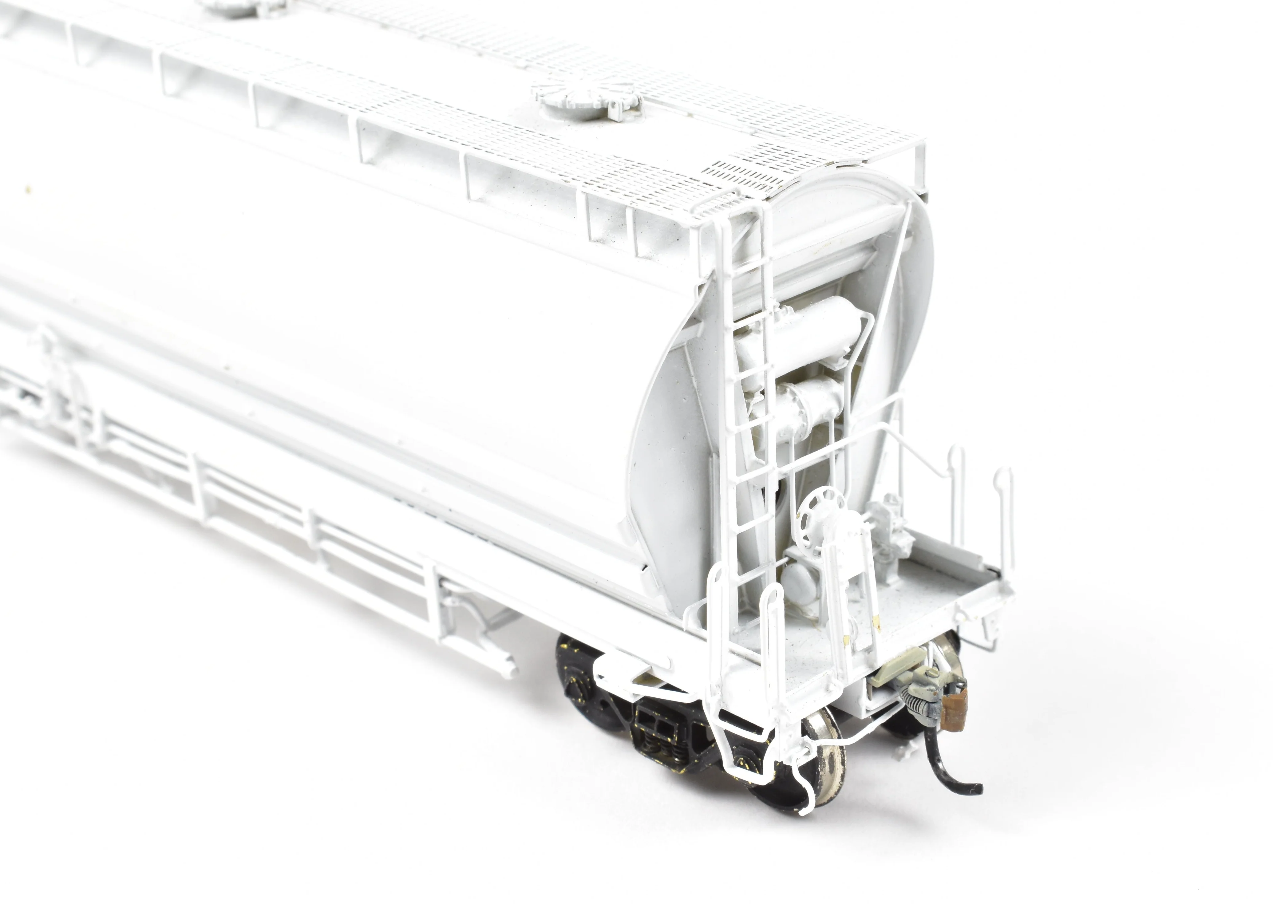 HO Brass CON OMI - Overland Models, Inc. NYC - New York Central PC - Penn Central and CR - Conrail Flexi-Flow PD Covered Hopper Custom Painted Unlettered - Image 13