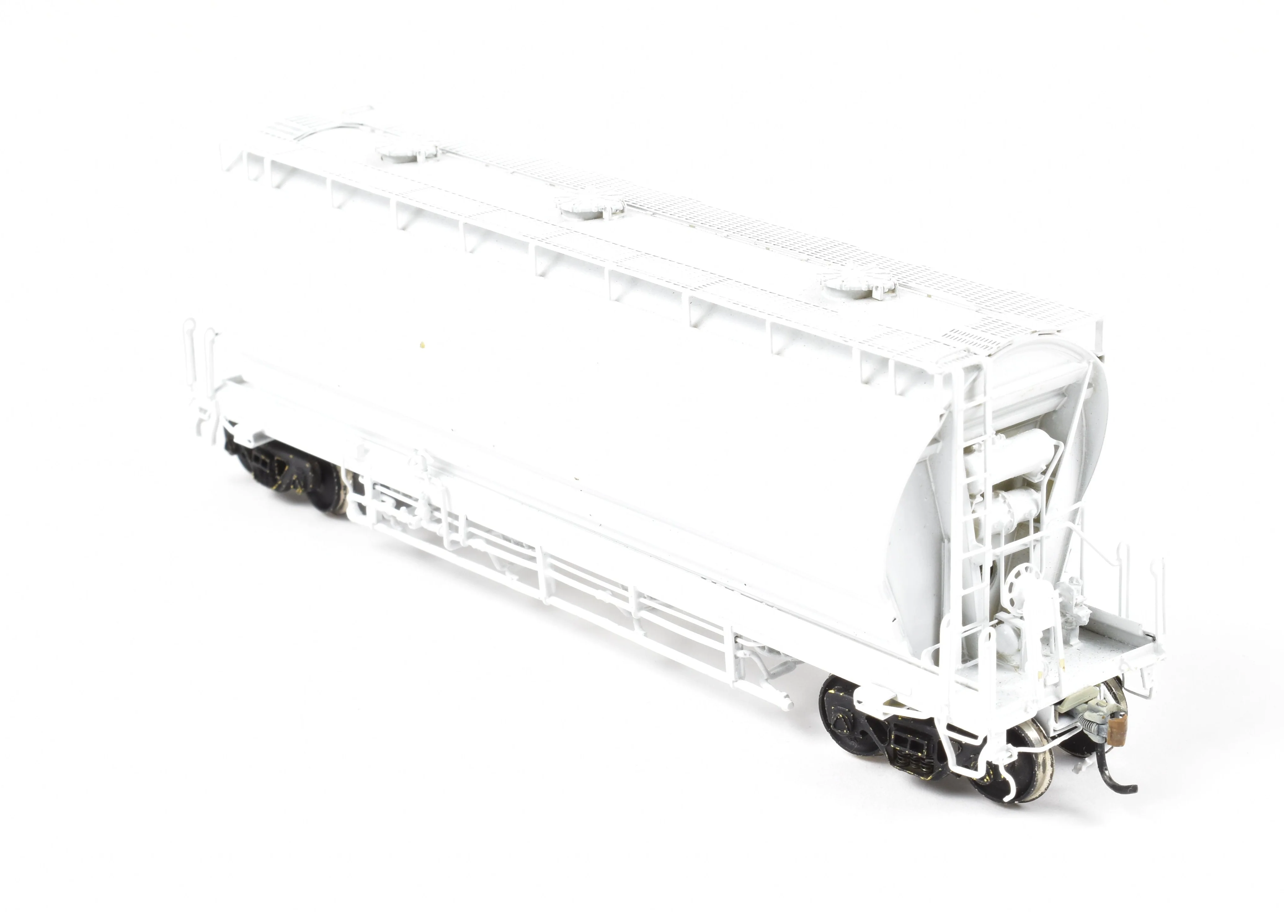 HO Brass CON OMI - Overland Models, Inc. NYC - New York Central PC - Penn Central and CR - Conrail Flexi-Flow PD Covered Hopper Custom Painted Unlettered - Image 7