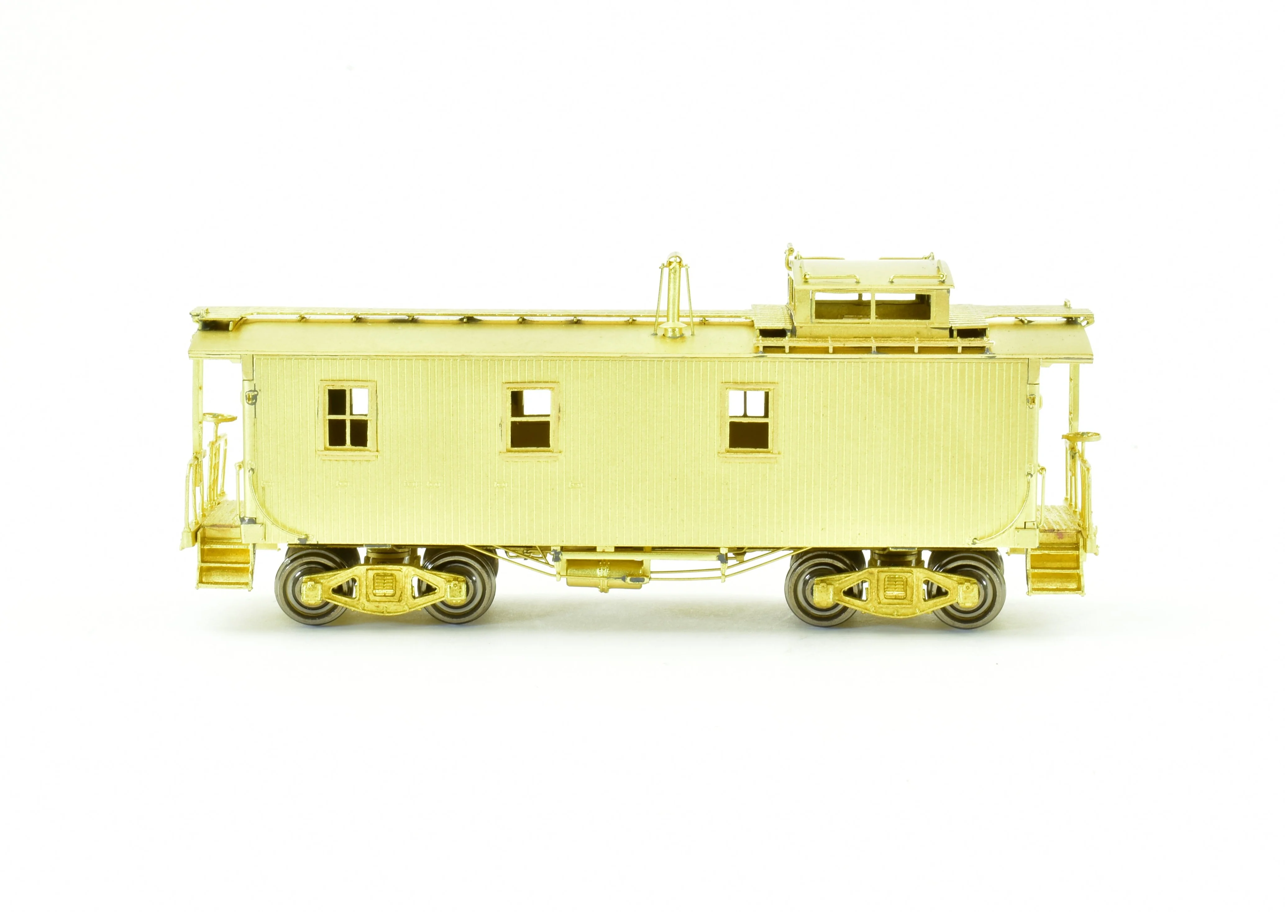 HO Brass OMI - Overland Models, Inc. P&LE - Pittsburgh & Lake Erie NYC Wood Caboose - Image 4
