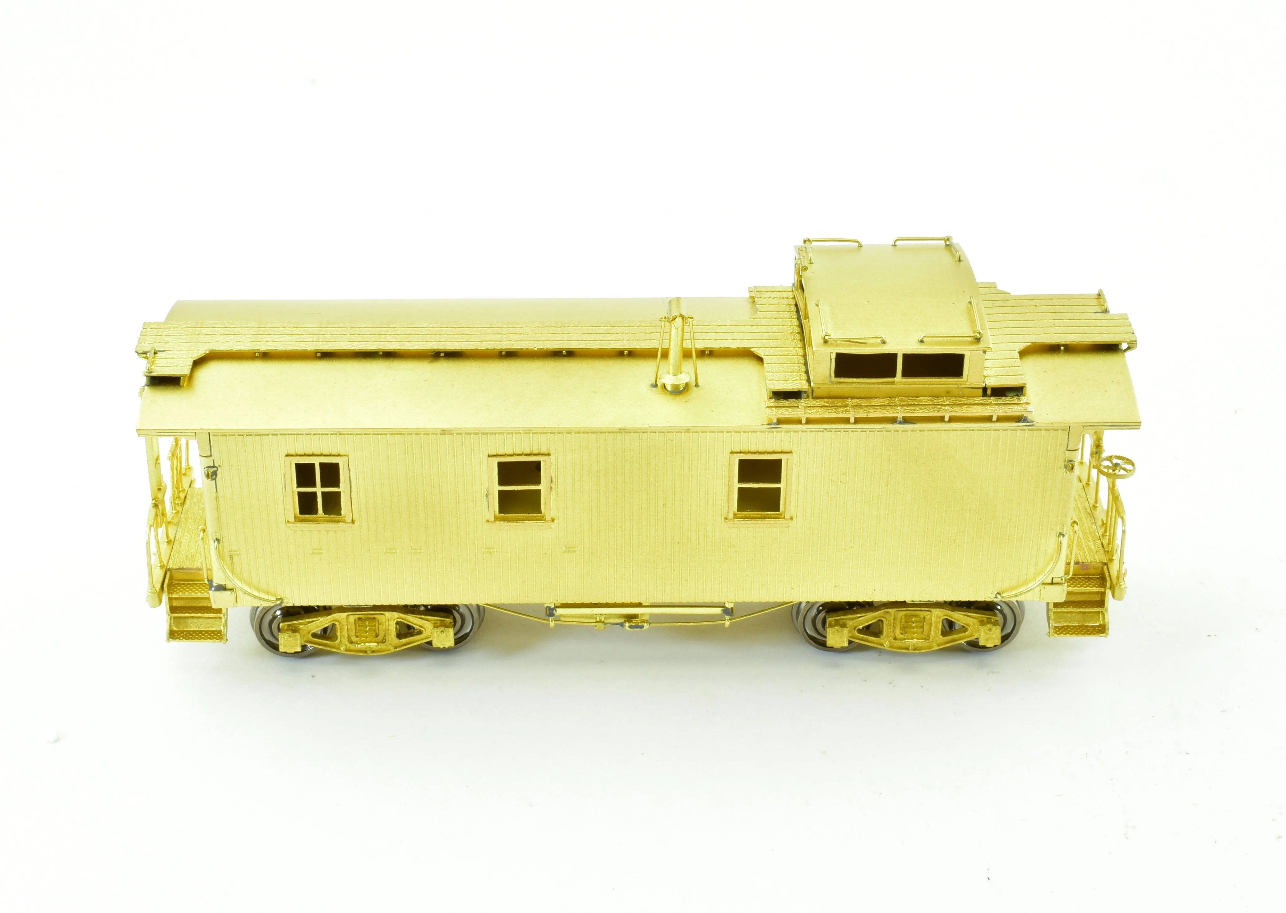 HO Brass OMI - Overland Models, Inc. P&LE - Pittsburgh & Lake Erie NYC Wood Caboose - Image 5