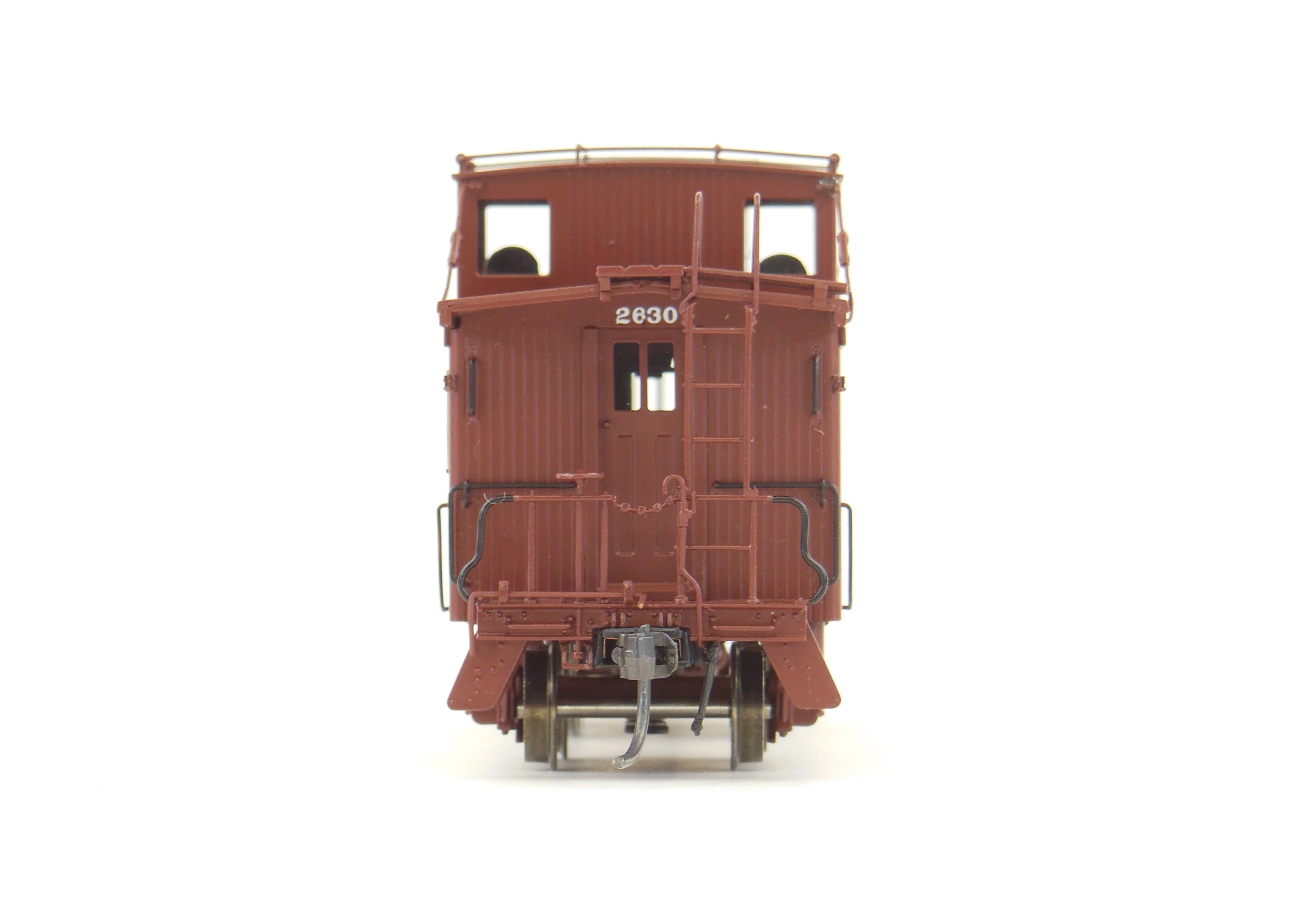 HO Brass OMI - Overland Models, Inc. WAB - Wabash Wood Side Caboose FP #2630 - Image 8