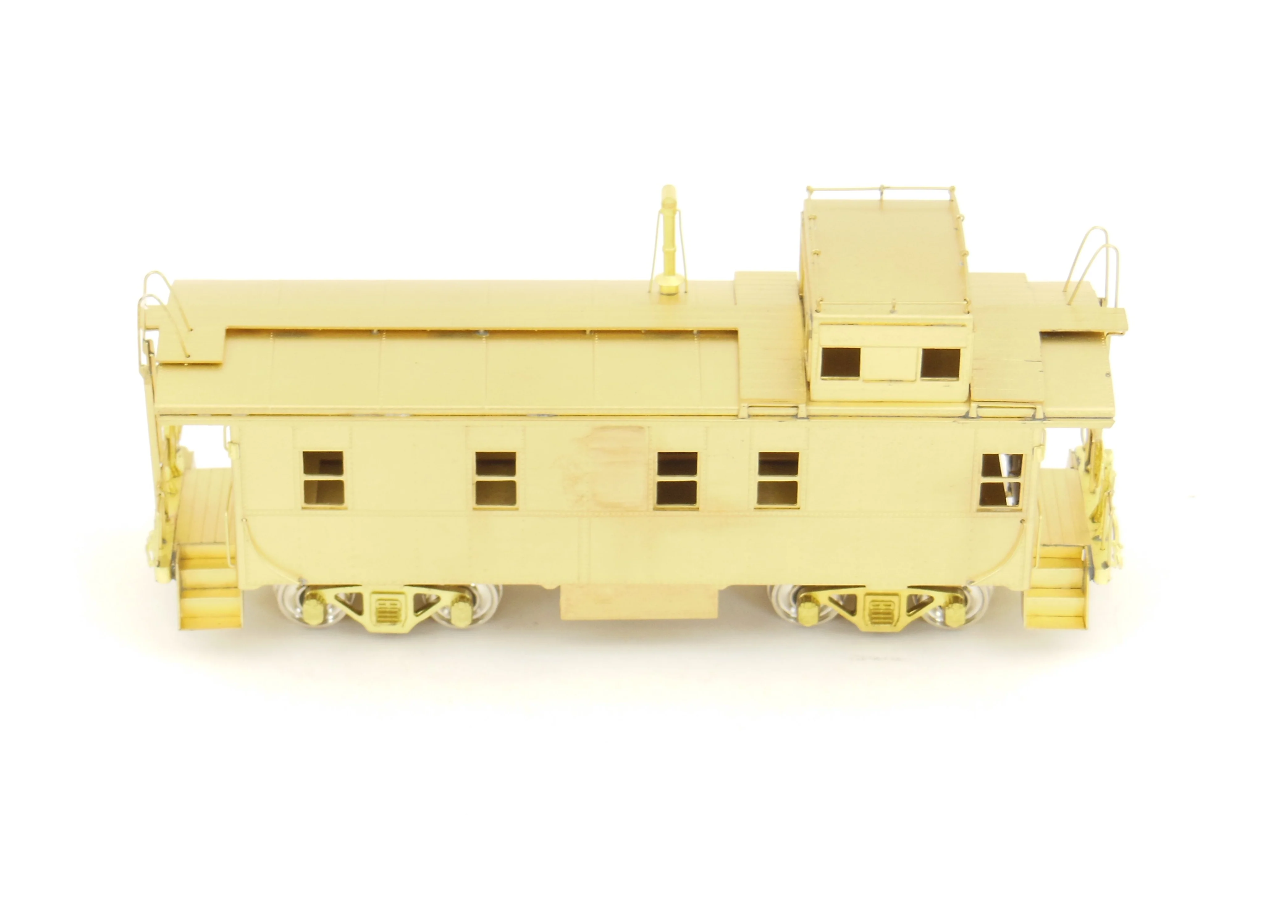 HO Brass Oriental Limited ATSF - Santa Fe Original Round Roof Caboose - Image 5
